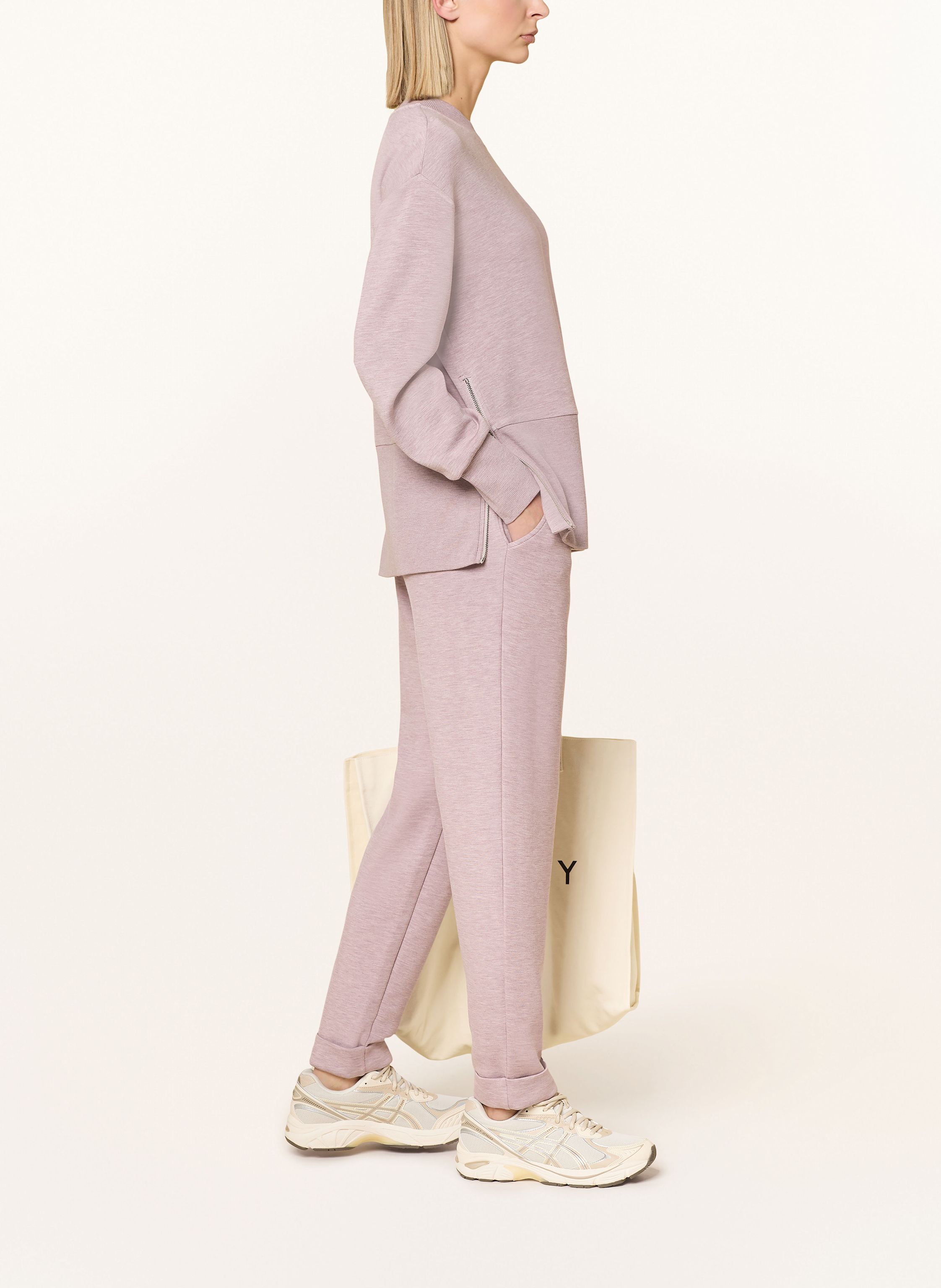 Thumbnail - Varley Sweatpants The Rolled Cuff Pants rosa