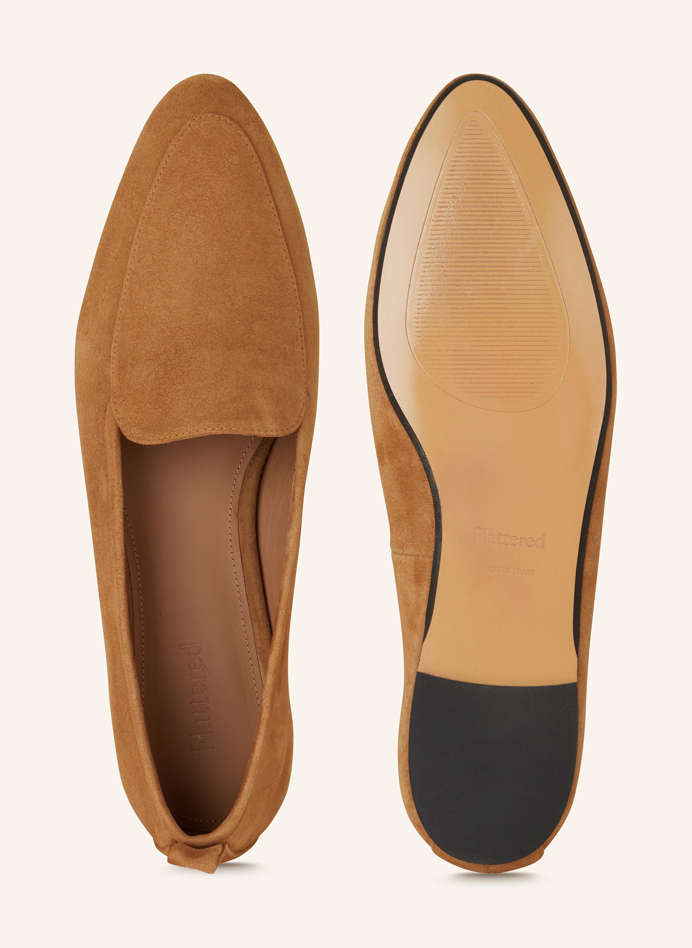 Thumbnail - Flattered Slipper Cajsa braun