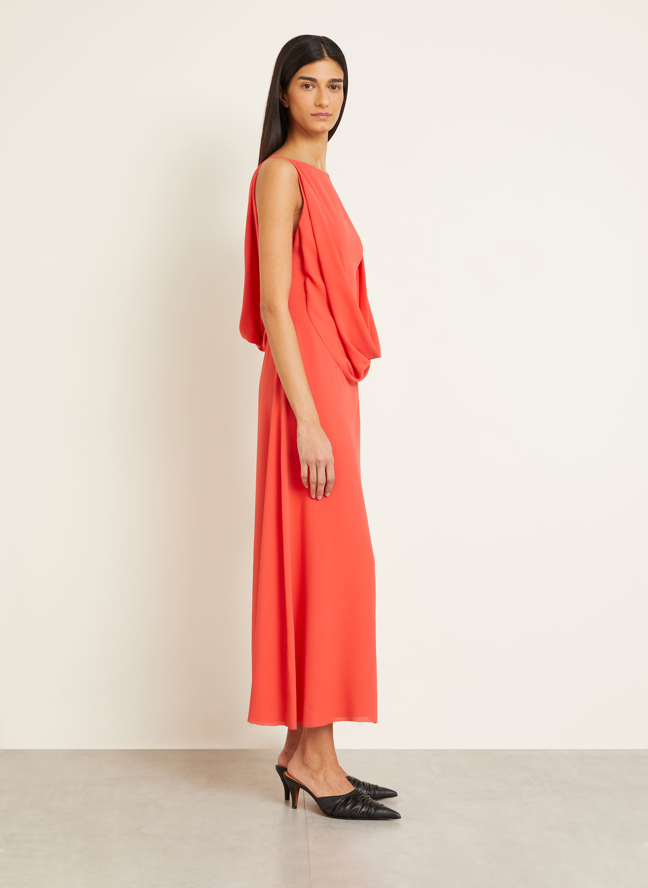 Thumbnail - Mcqueen Abendkleid Aus Seide rot
