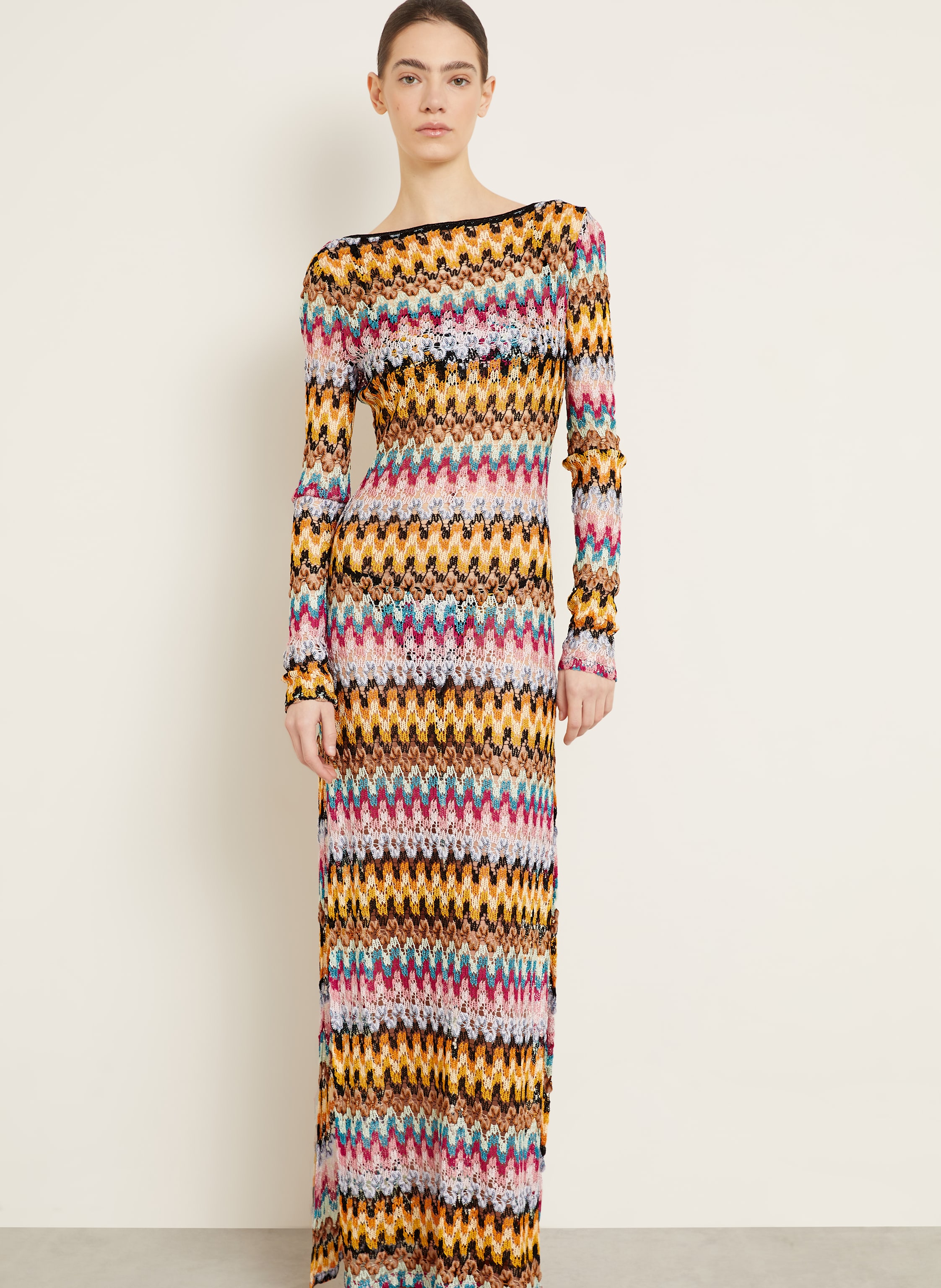 Thumbnail - Missoni Strandkleid Mit Glitzergarn schwarz