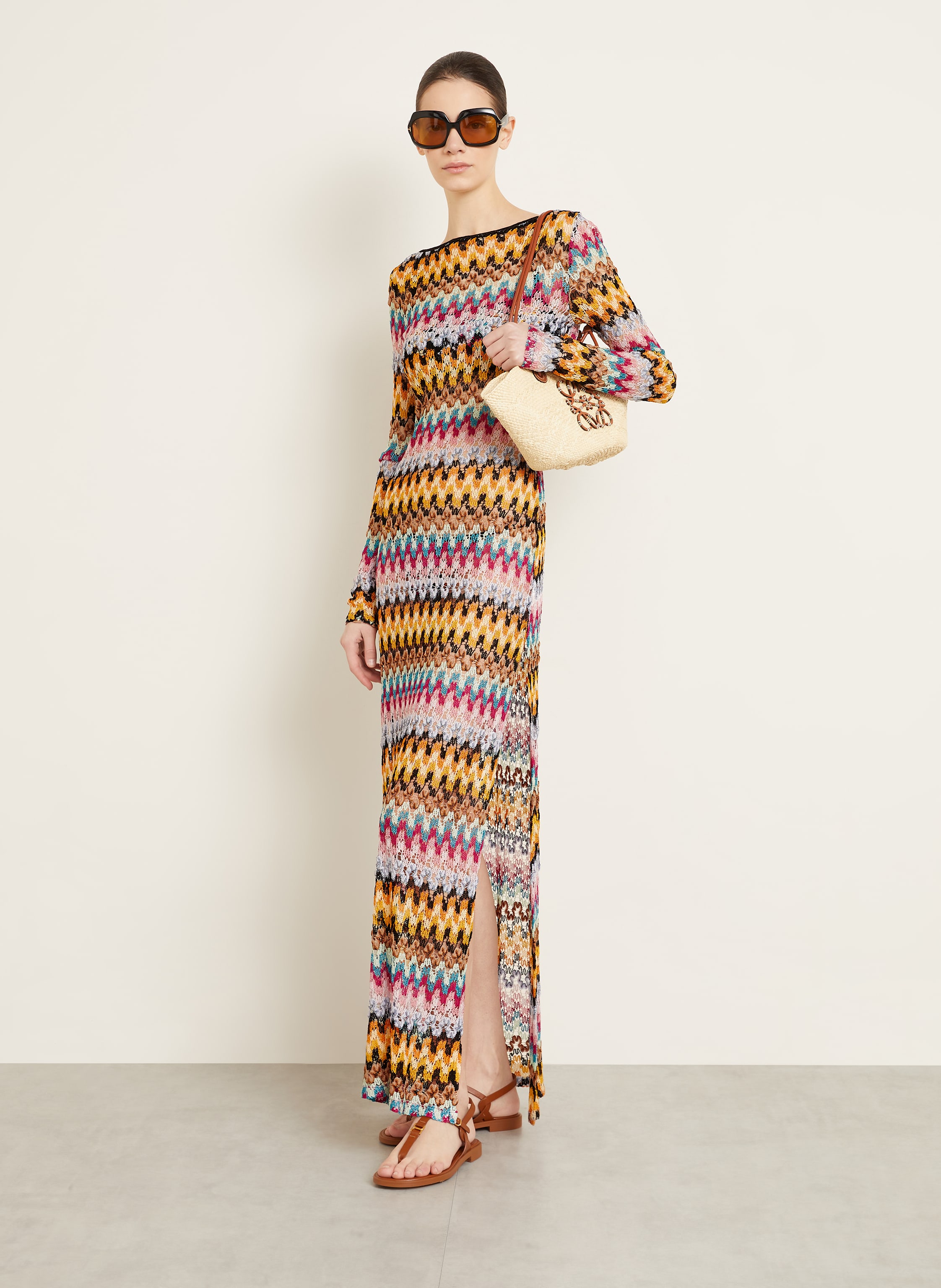 Thumbnail - Missoni Strandkleid Mit Glitzergarn schwarz