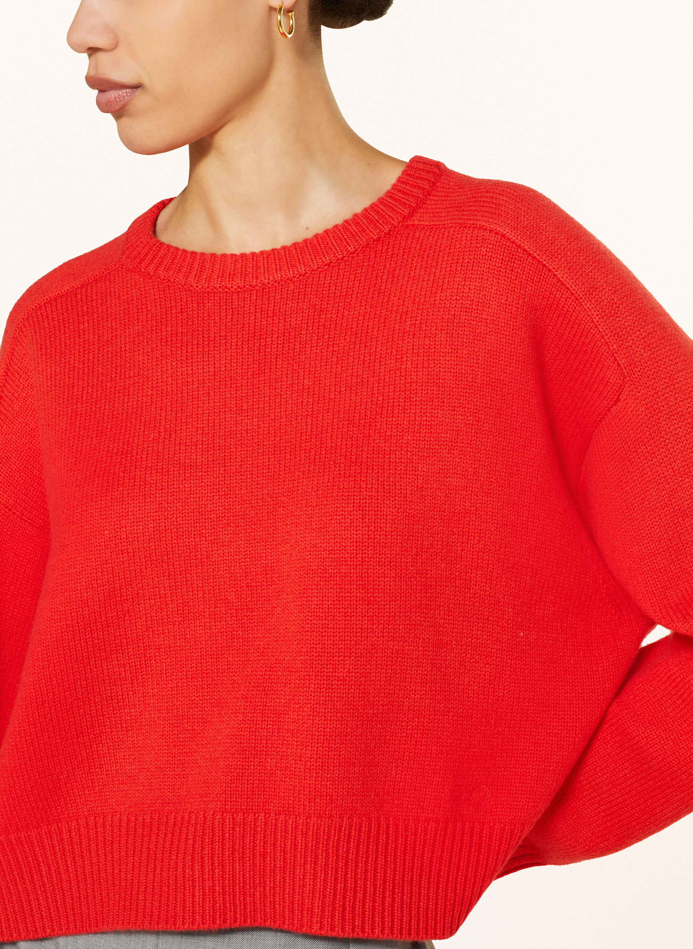 Thumbnail - Loulou Studio Oversized-Pullover Bruzzi rot