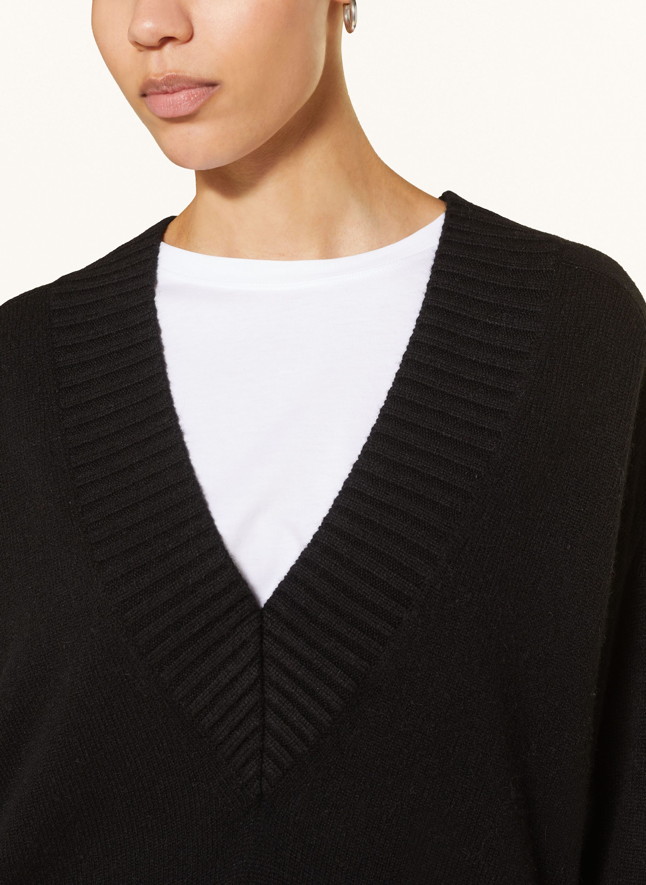 Thumbnail - Loulou Studio Cashmere-Pullover Sage schwarz