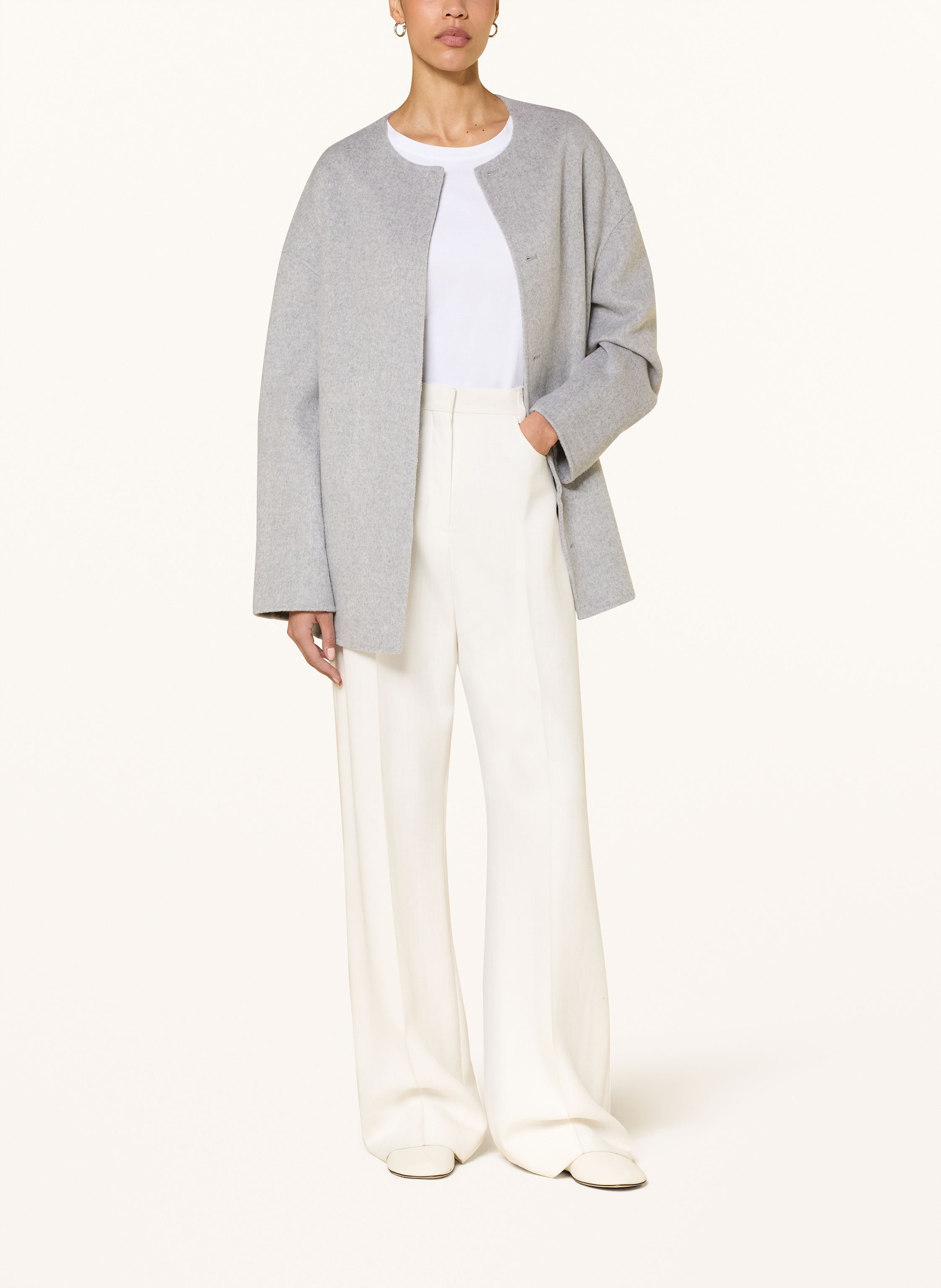 Thumbnail - Loulou De Saison Jacke Gio grau