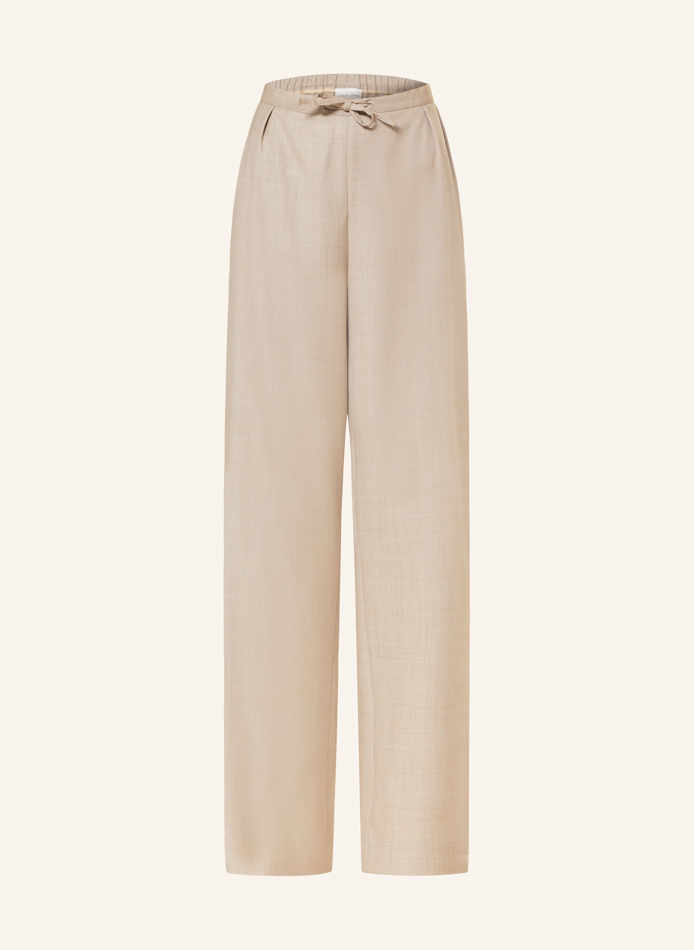 Loulou De Saison Beige Viscose Casual Pants main image 0