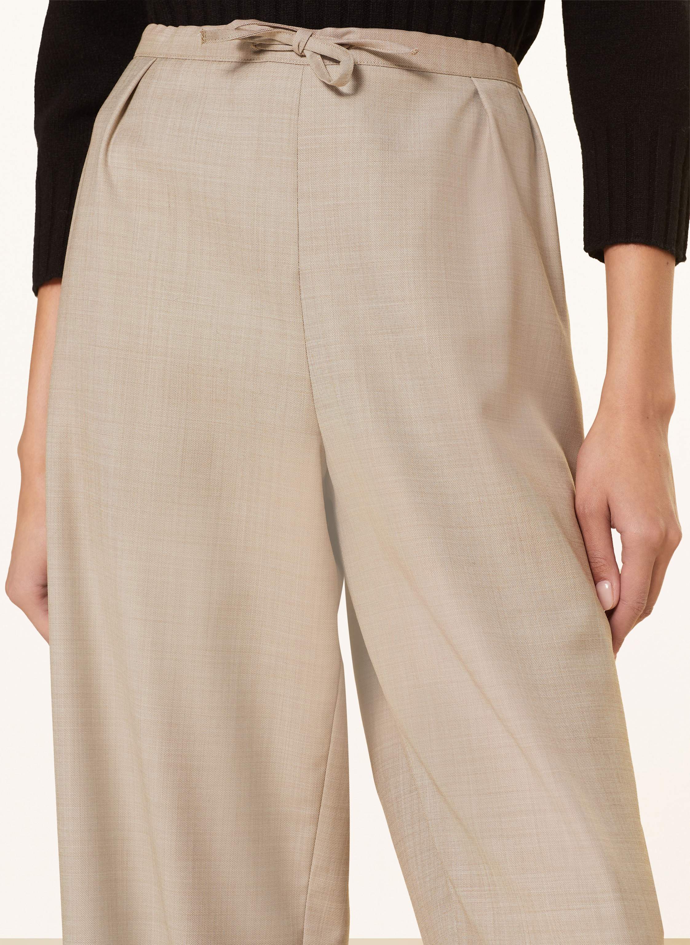 Thumbnail - Loulou De Saison Marlenehose Cove beige