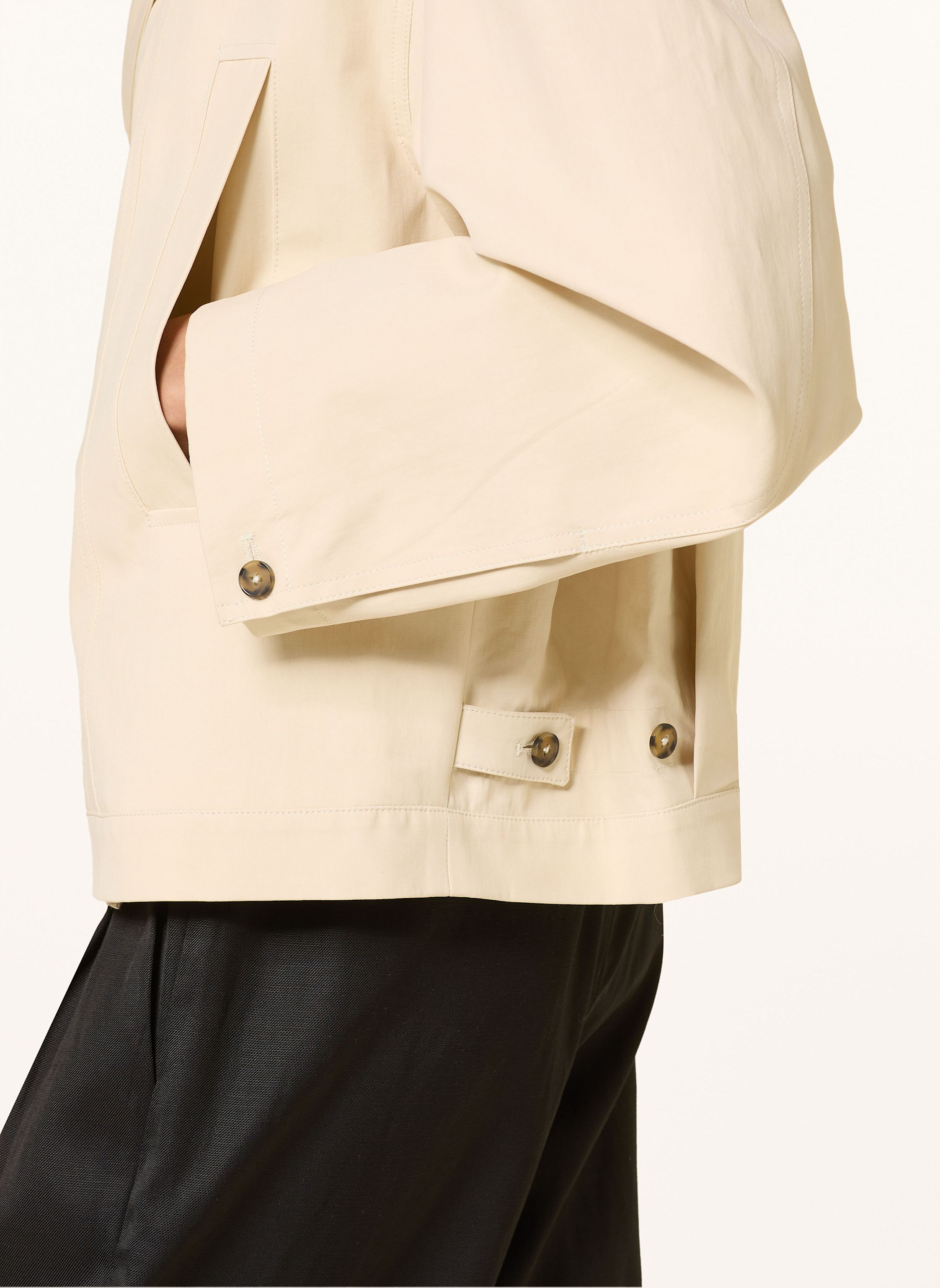 Thumbnail - Loulou De Saison Jacke Coen beige