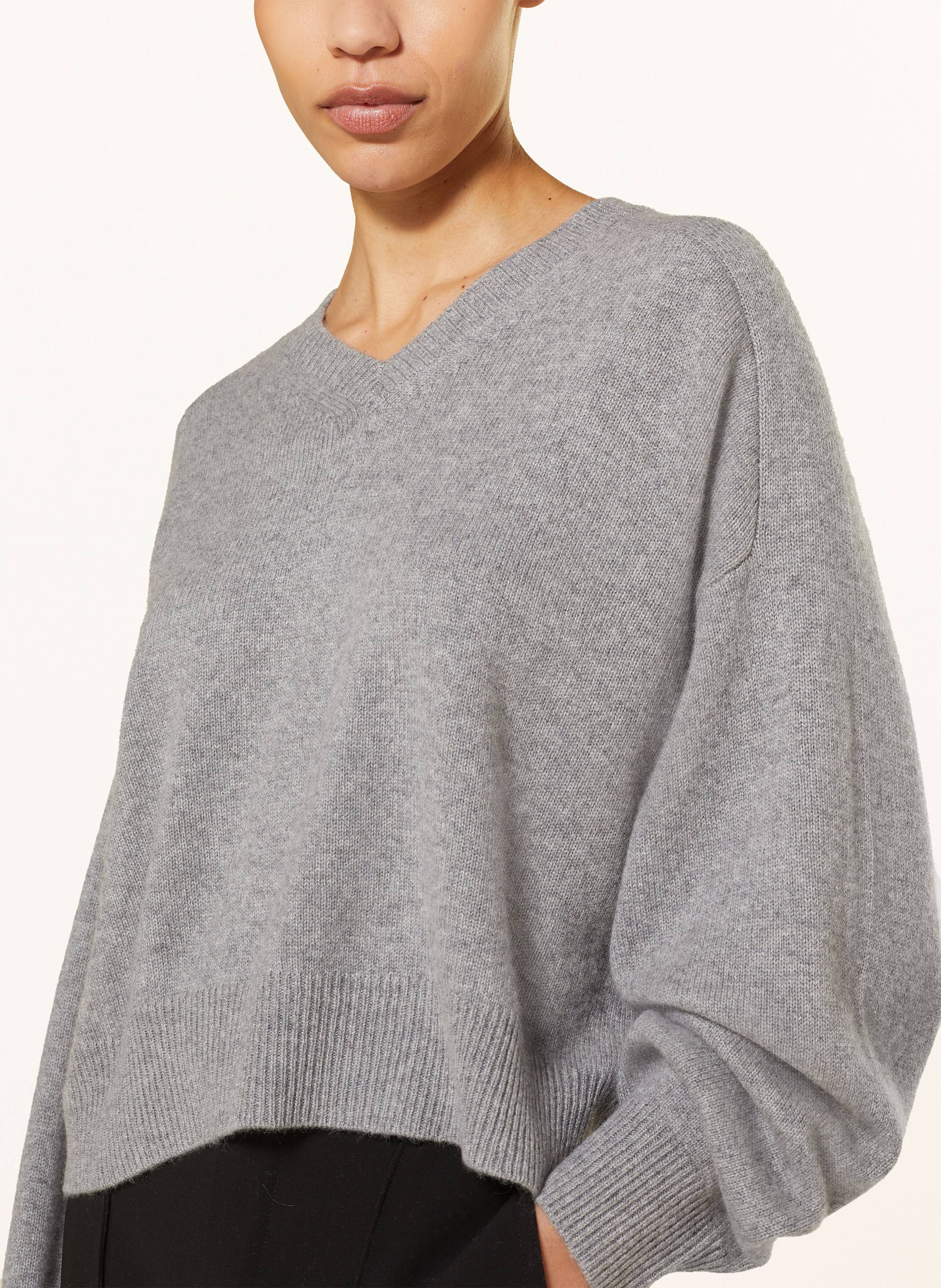 Thumbnail - Loulou Studio Cashmere-Pullover Anzor grau