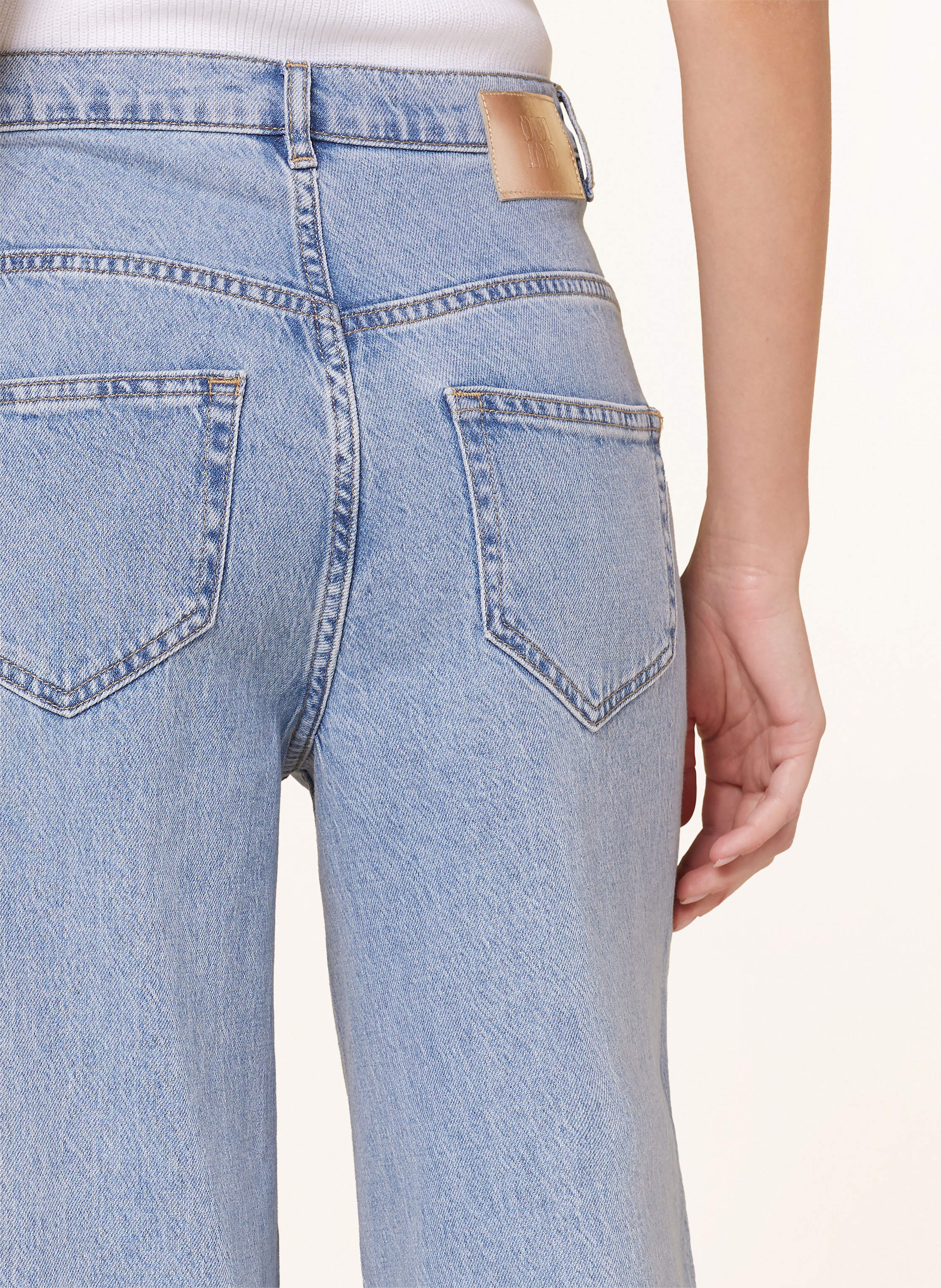 Thumbnail - Oui Flared Jeans blau