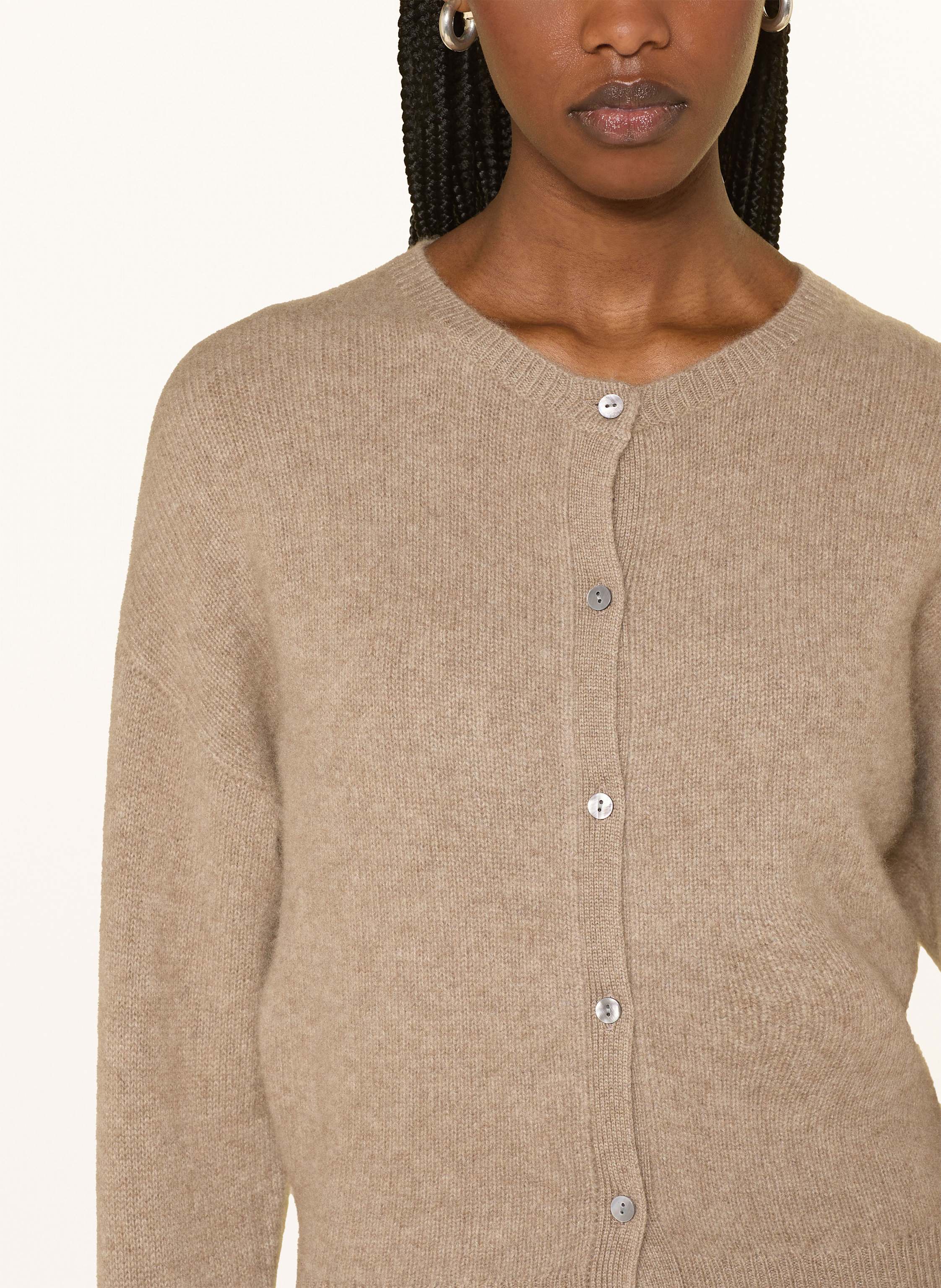 Thumbnail - Almada Label Strickjacke Coco Aus Cashmere braun