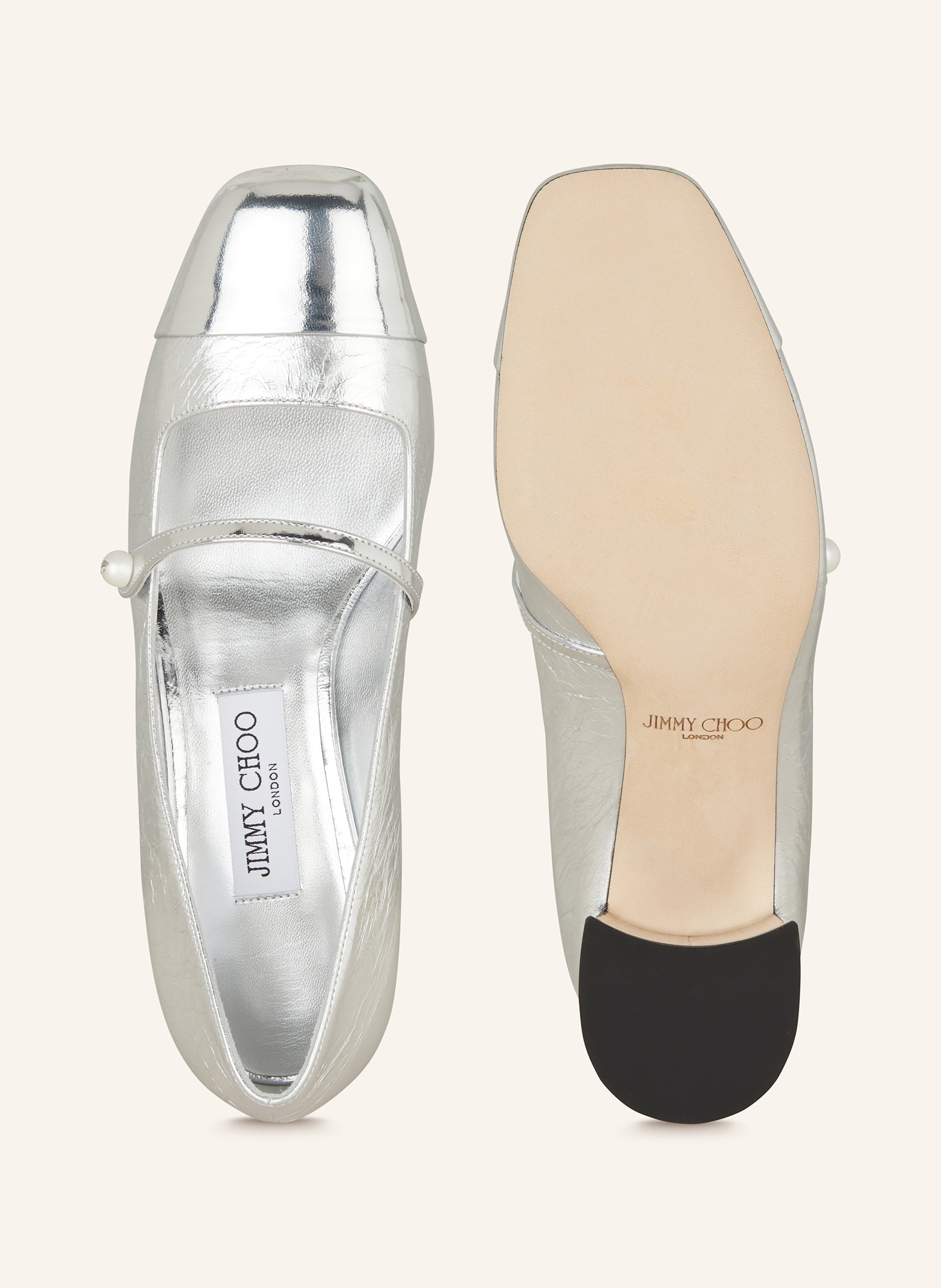 Thumbnail - Jimmy Choo Mary-Jane-Pumps Elisa silber