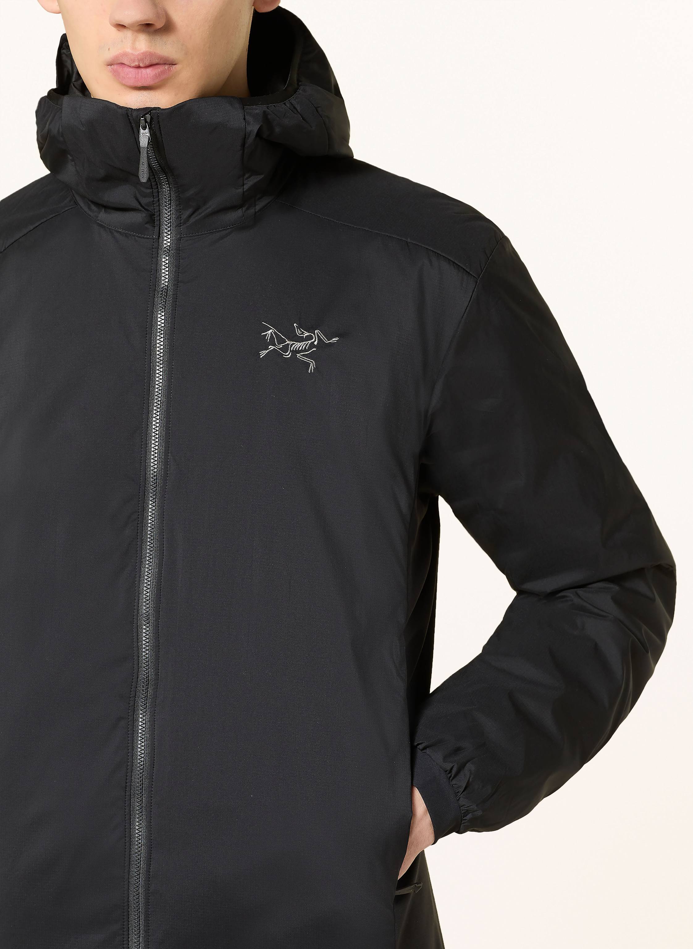 Thumbnail - Arc'teryx Funktionsjacke Atom Hoody schwarz