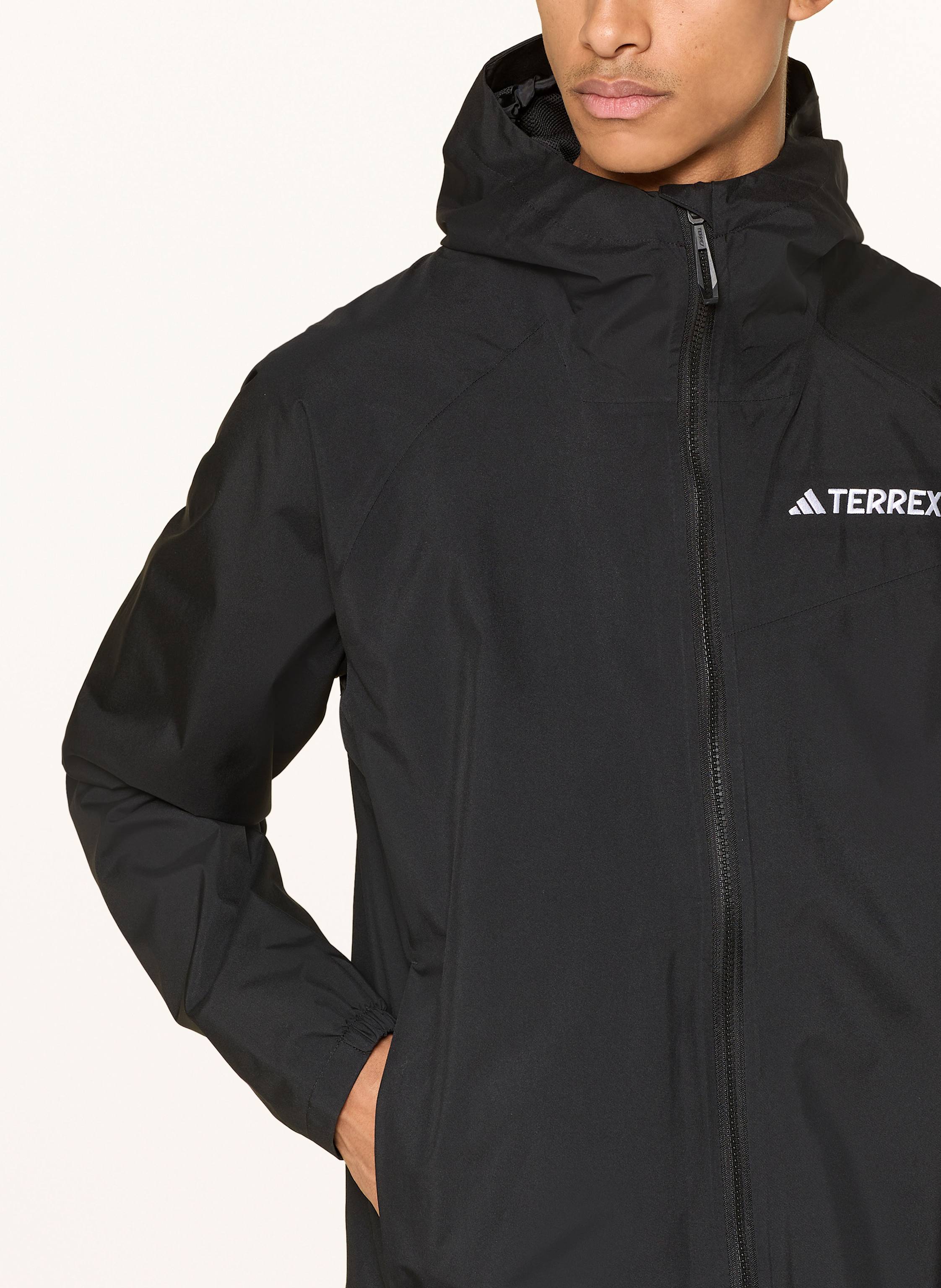 Thumbnail - Adidas Terrex Terrex Multi 2l Rain.Rdy Regenjacke schwarz