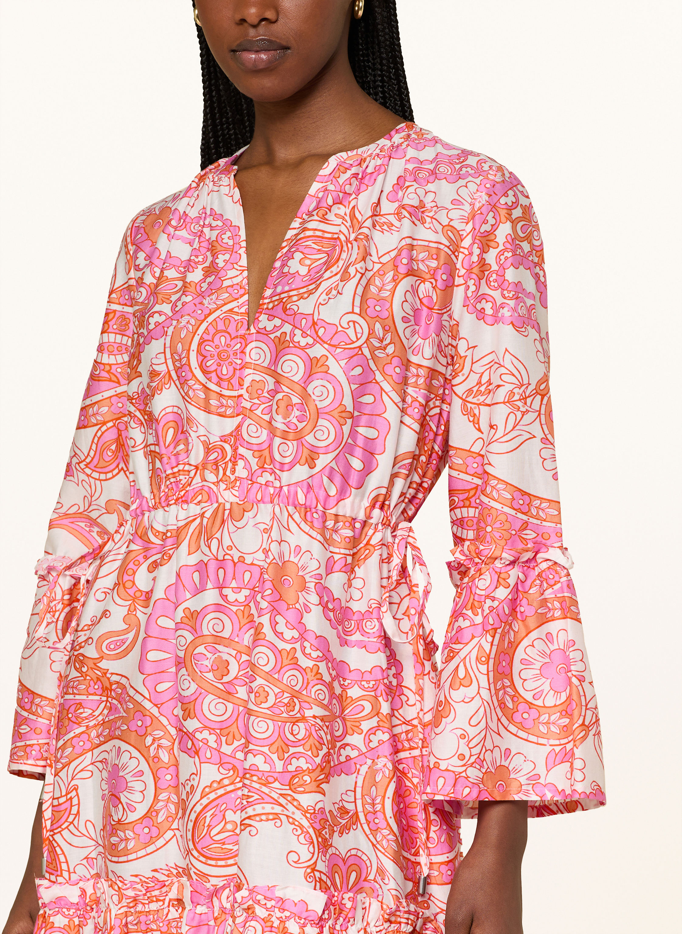 Thumbnail - Grace Kleid Mit Rüschen rosa