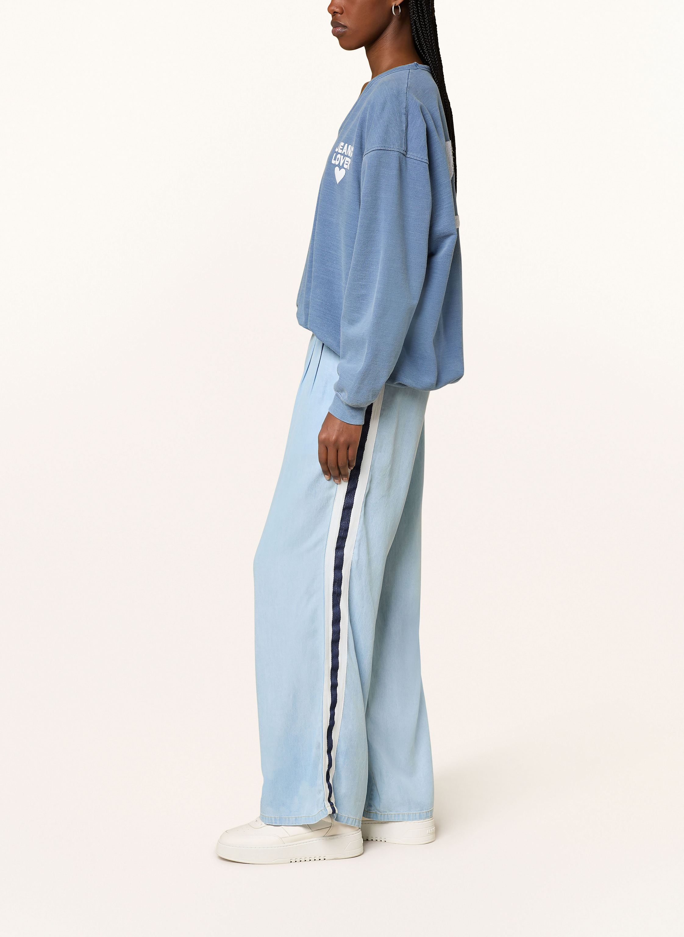 Thumbnail - Grace Hose In Jeansoptik blau