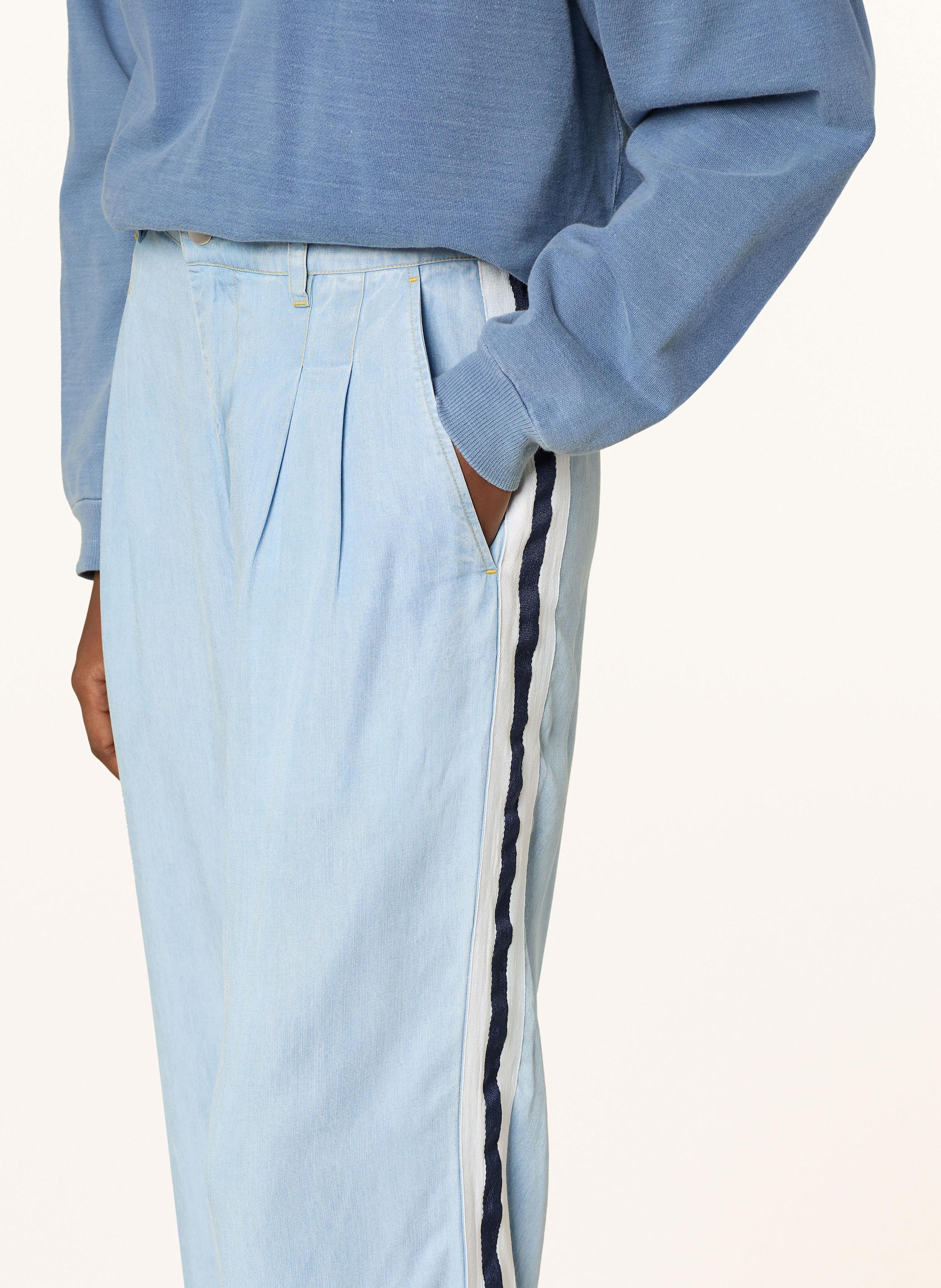 Thumbnail - Grace Hose In Jeansoptik blau