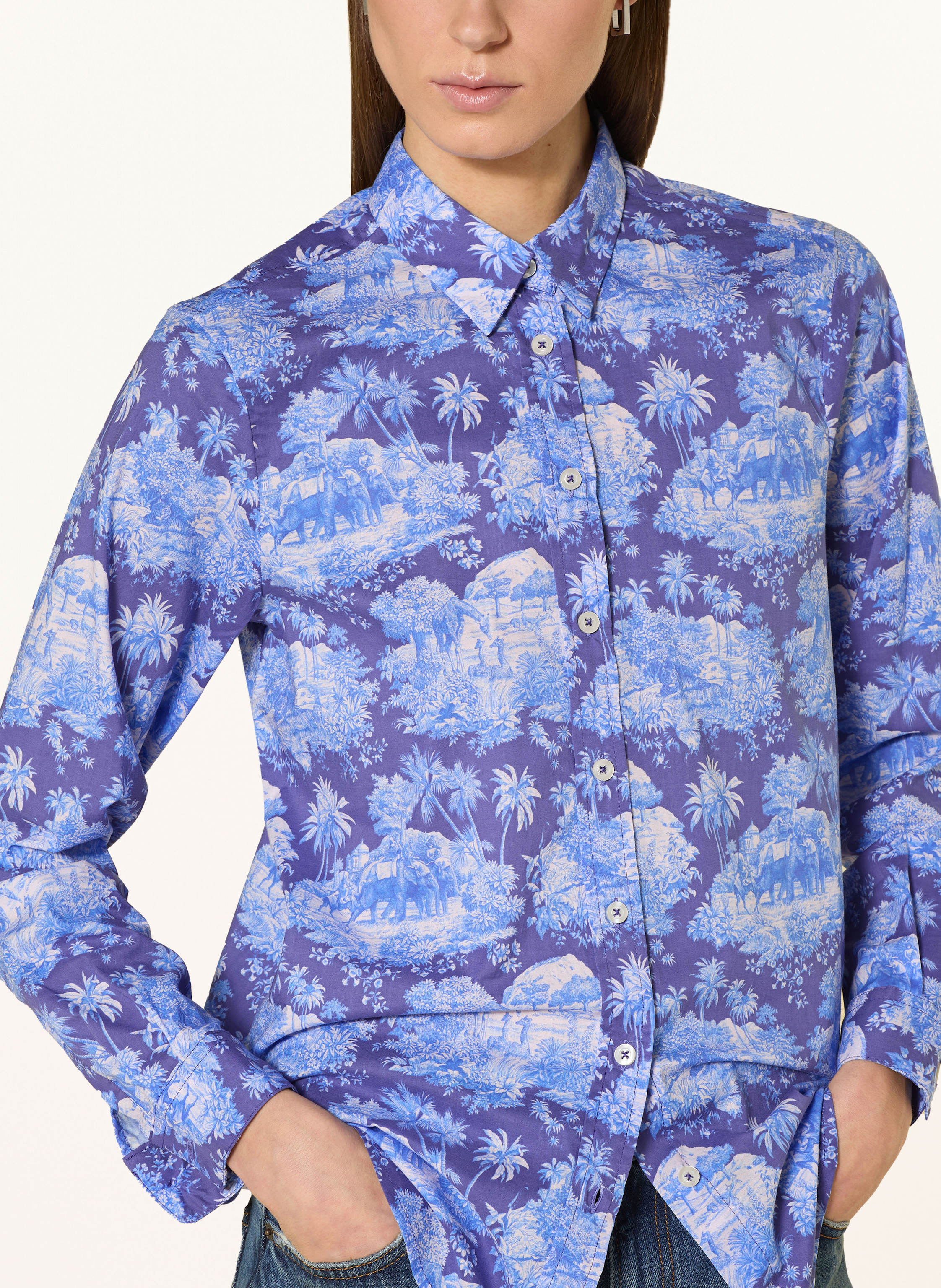 Thumbnail - Rossana Diva Hemdbluse blau