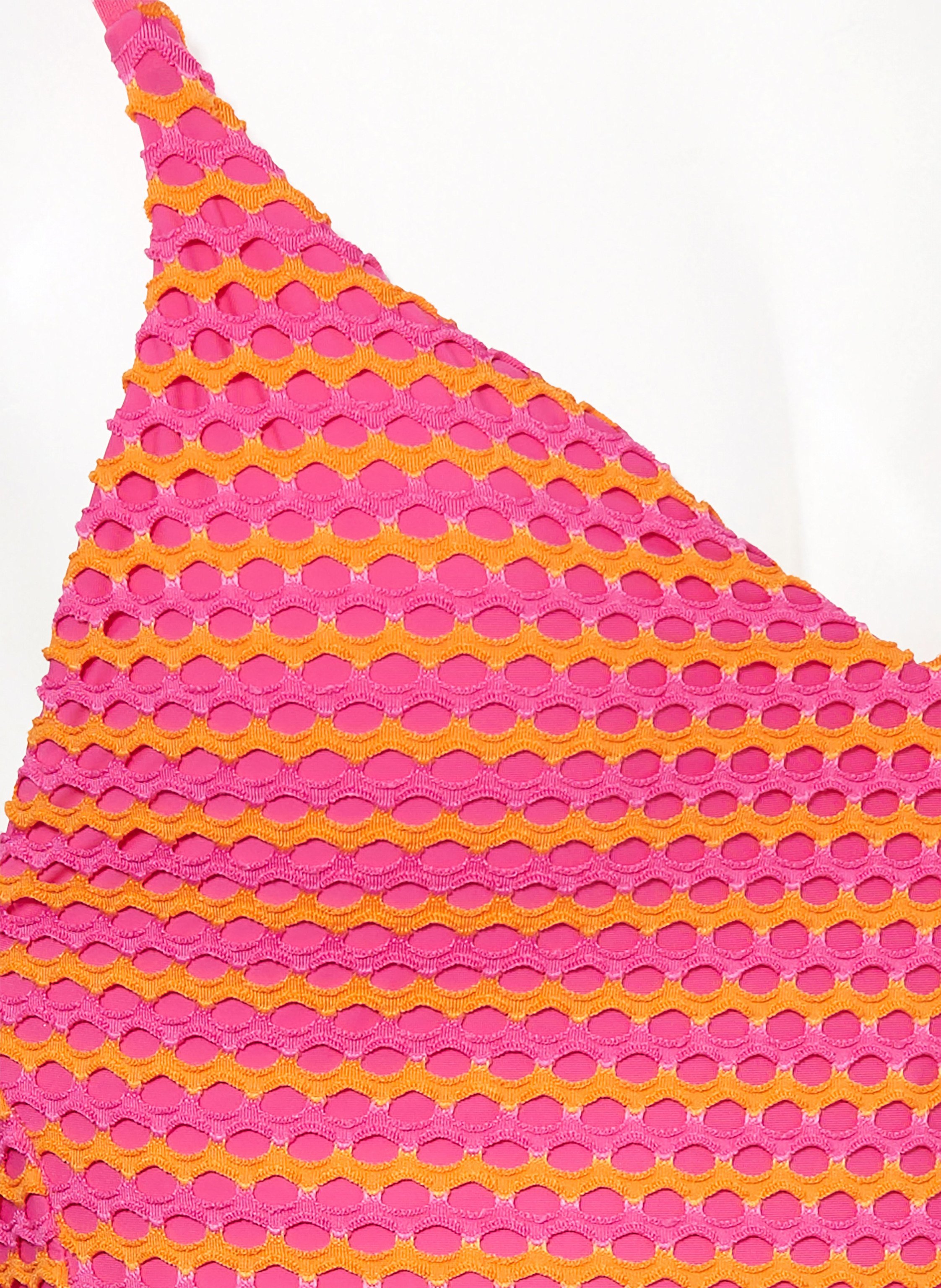 Thumbnail - Seafolly Badeanzug Mesh Effect pink