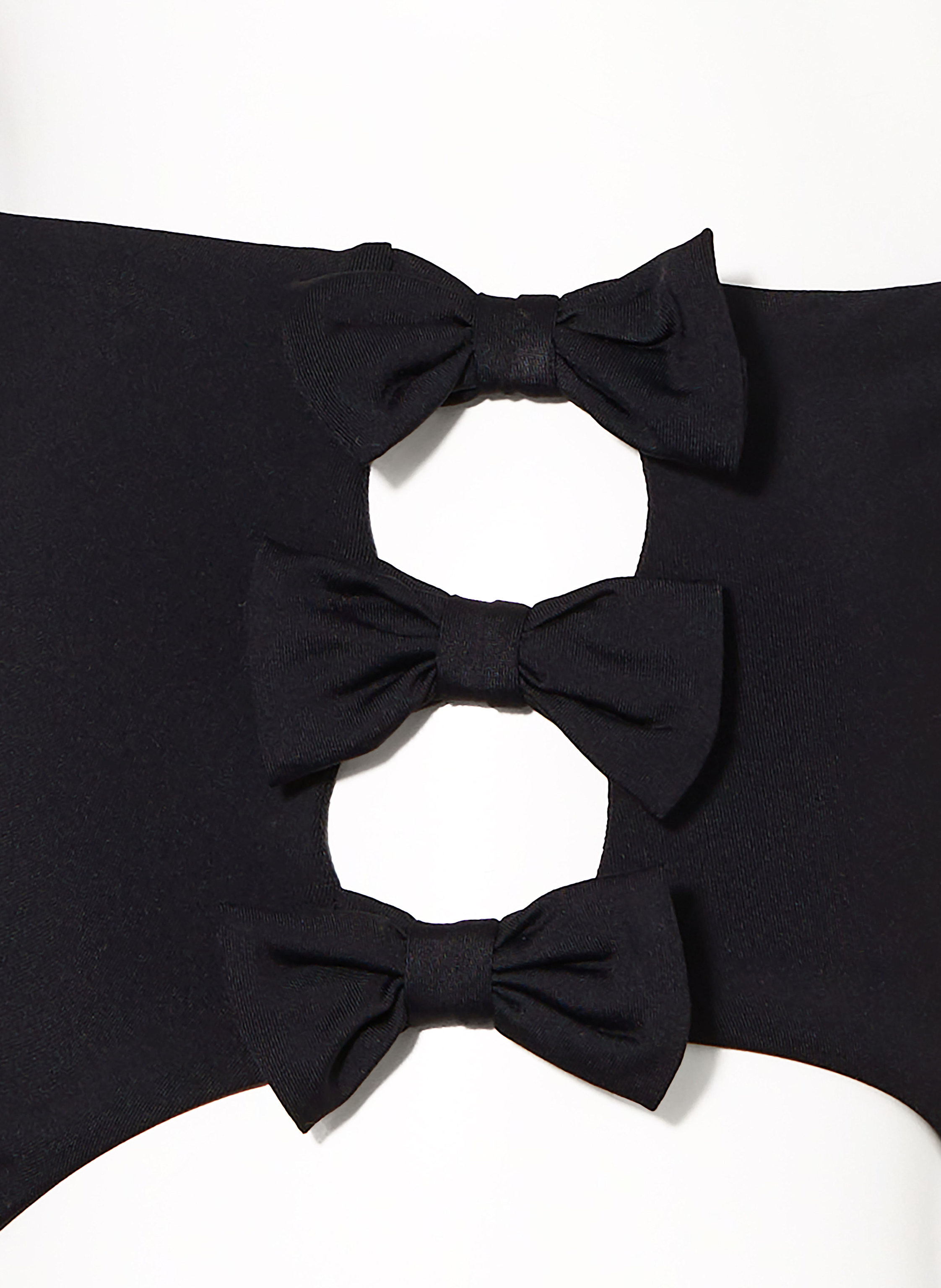 Thumbnail - Seafolly High-Waist-Bikini-Hose Beau Bow schwarz