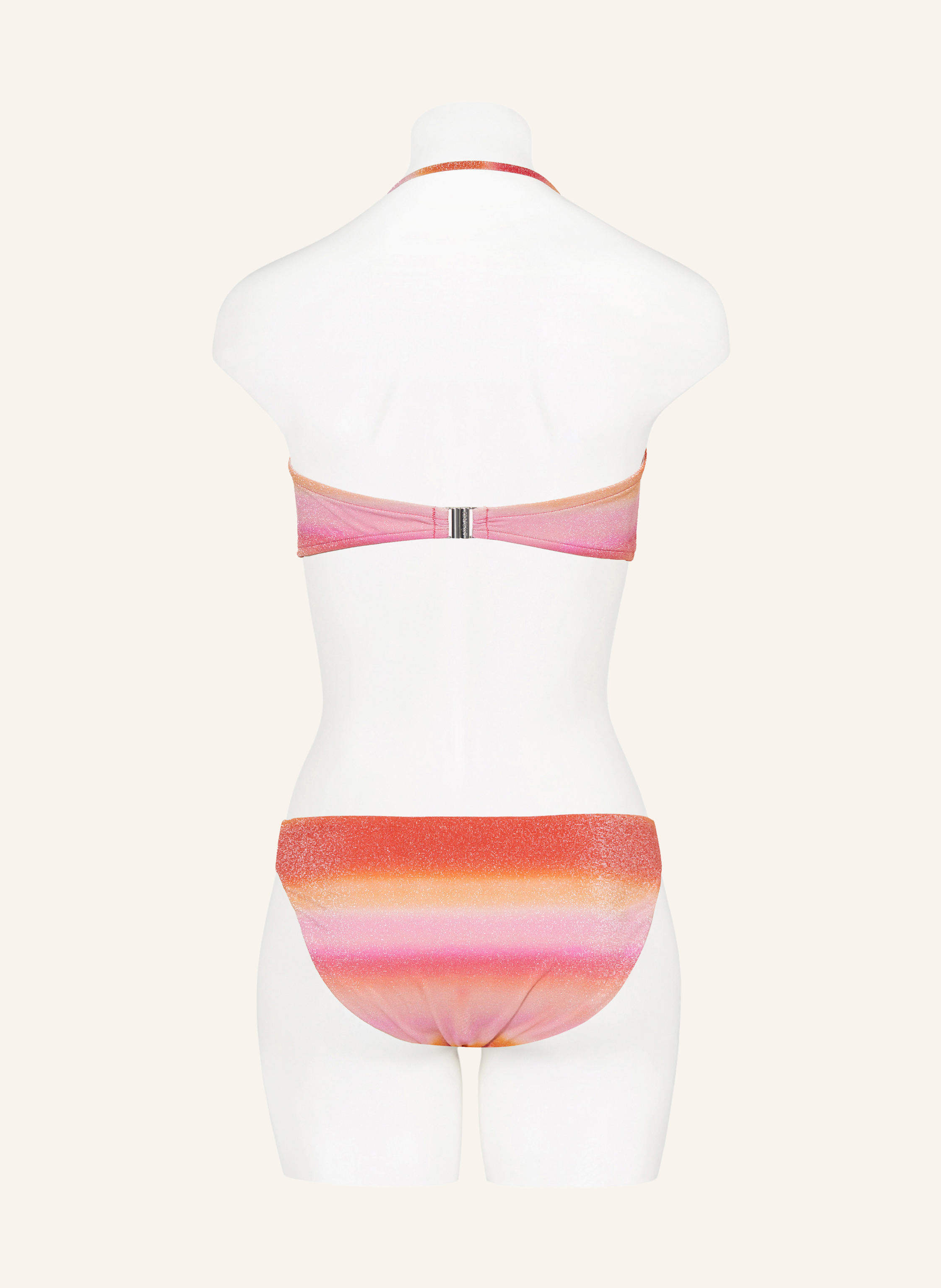 Seafolly Bandeau-Bikini-Top Spectrum Mit Glitzergarn pink – Bild 2
