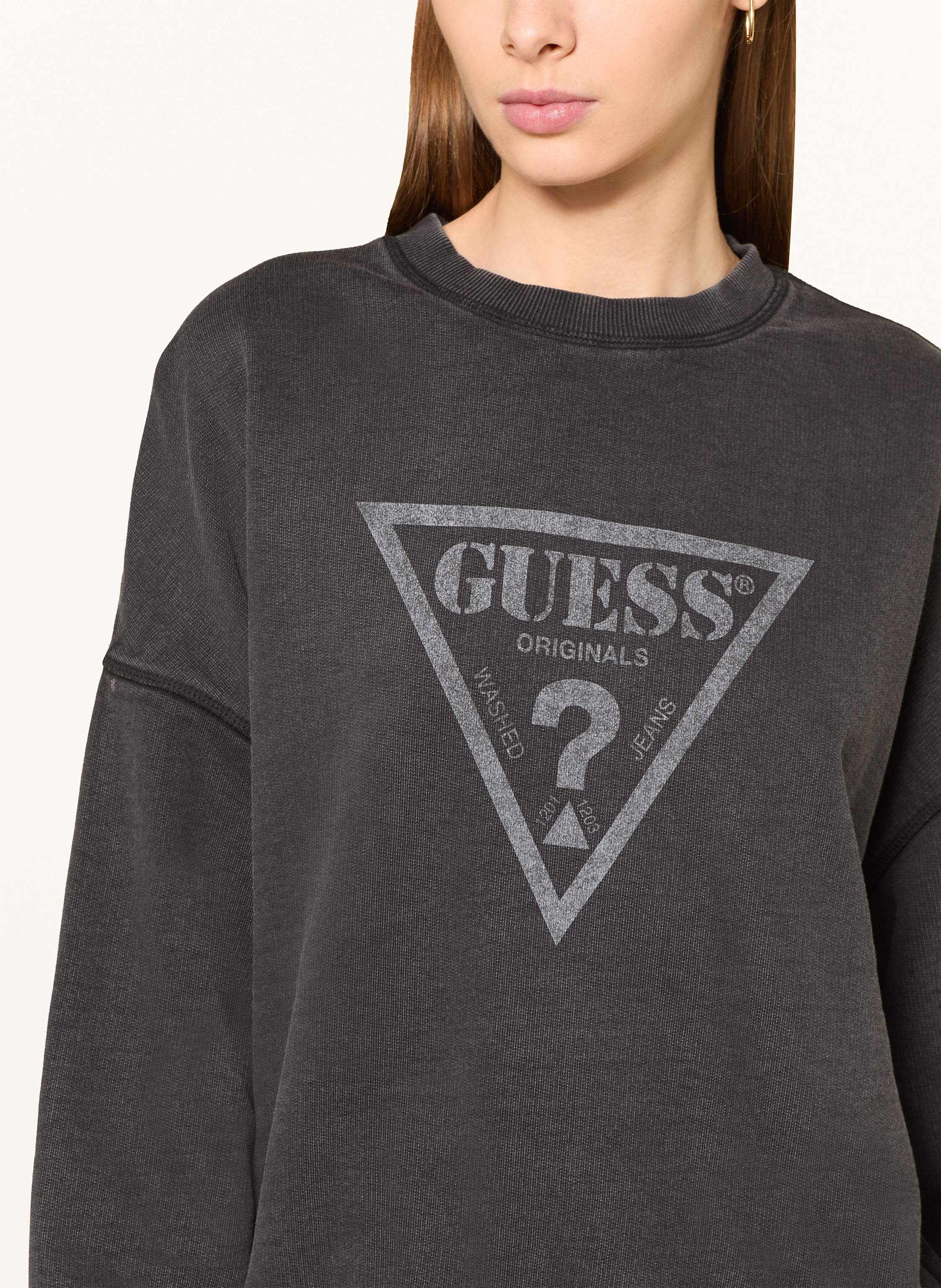 Thumbnail - Guess Jeans Sweatshirt schwarz