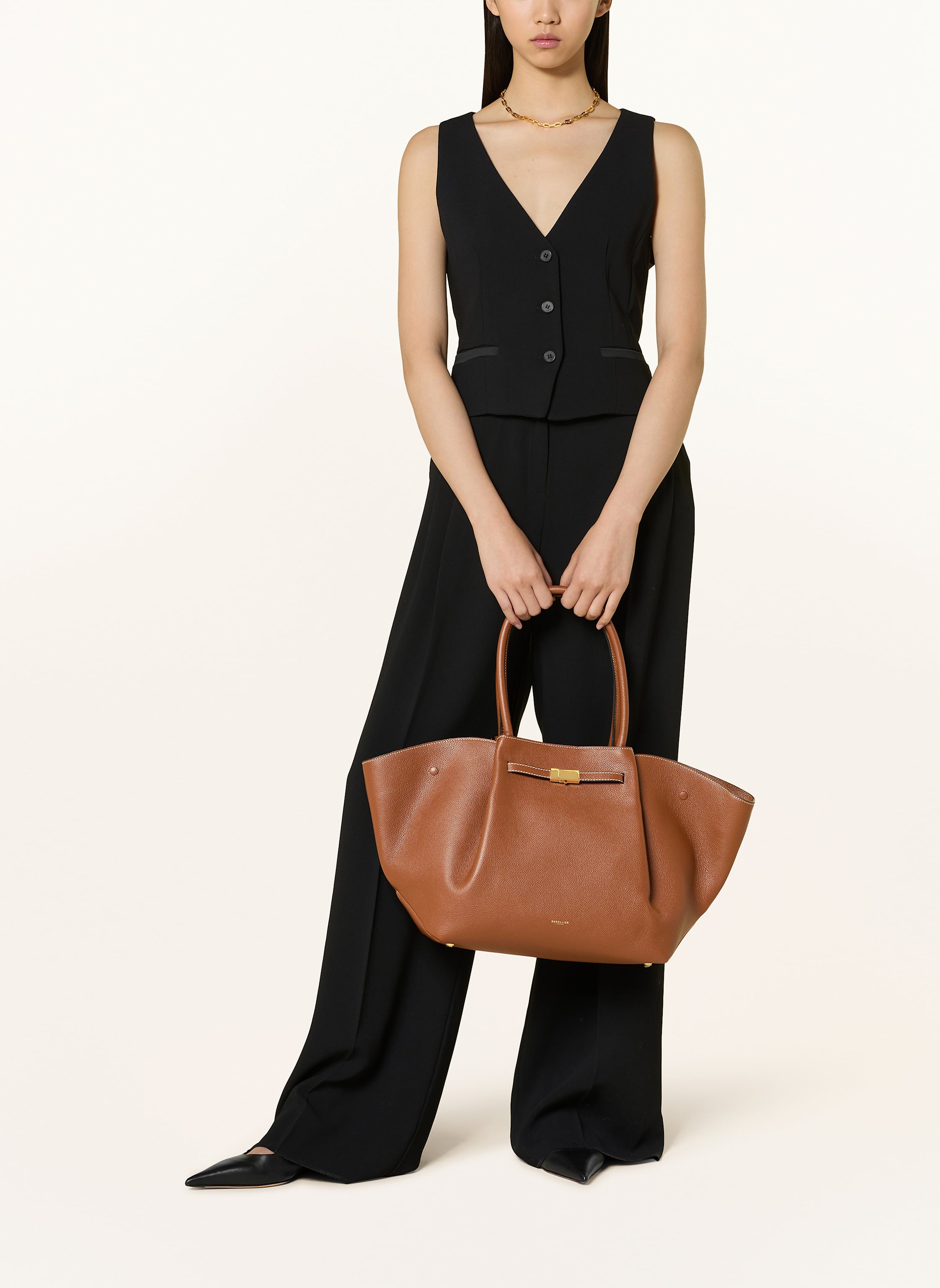 Thumbnail - Demellier Shopper New York Large braun