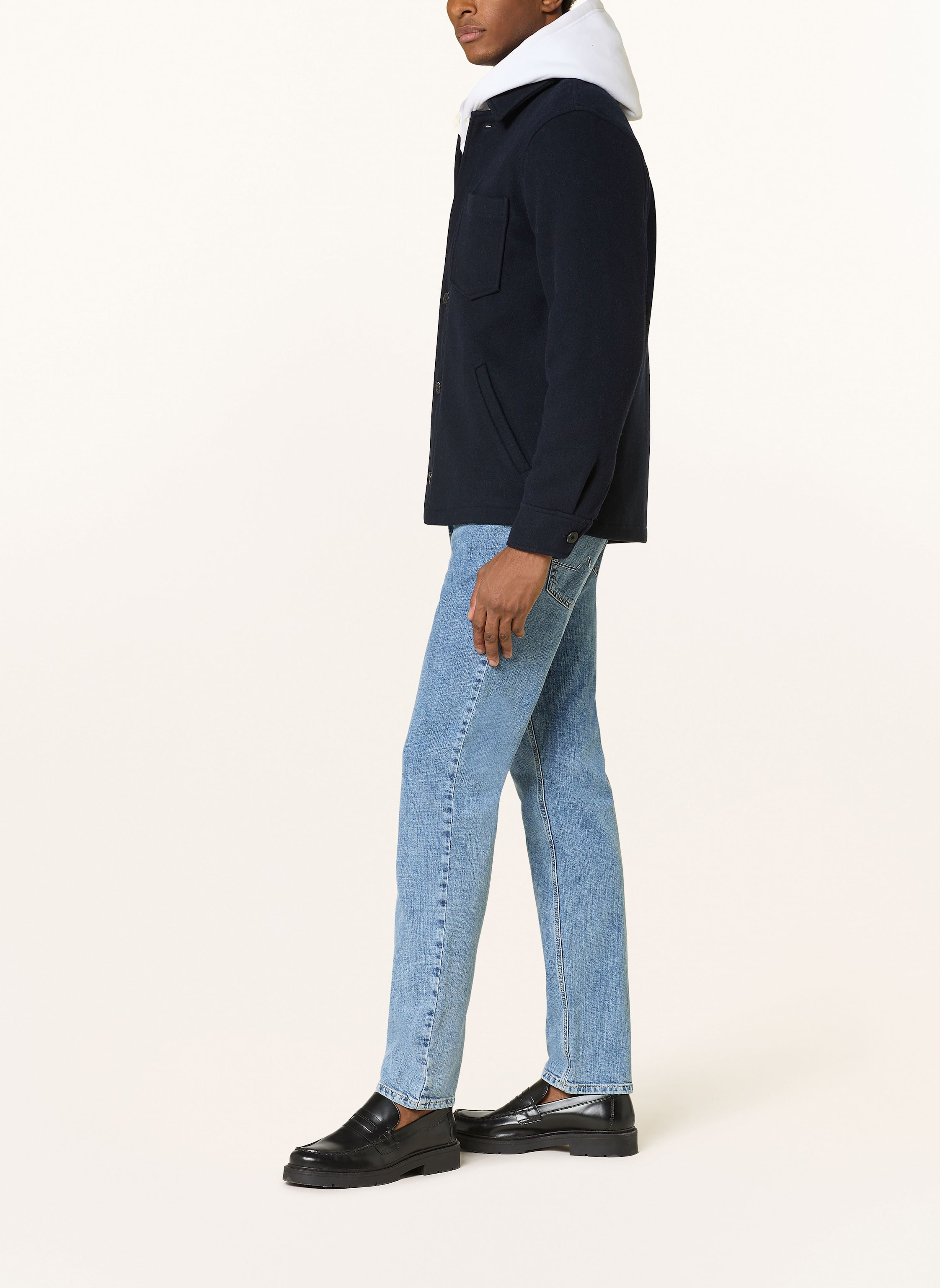 Thumbnail - Alberto Jeans Pipe Regular Fit blau