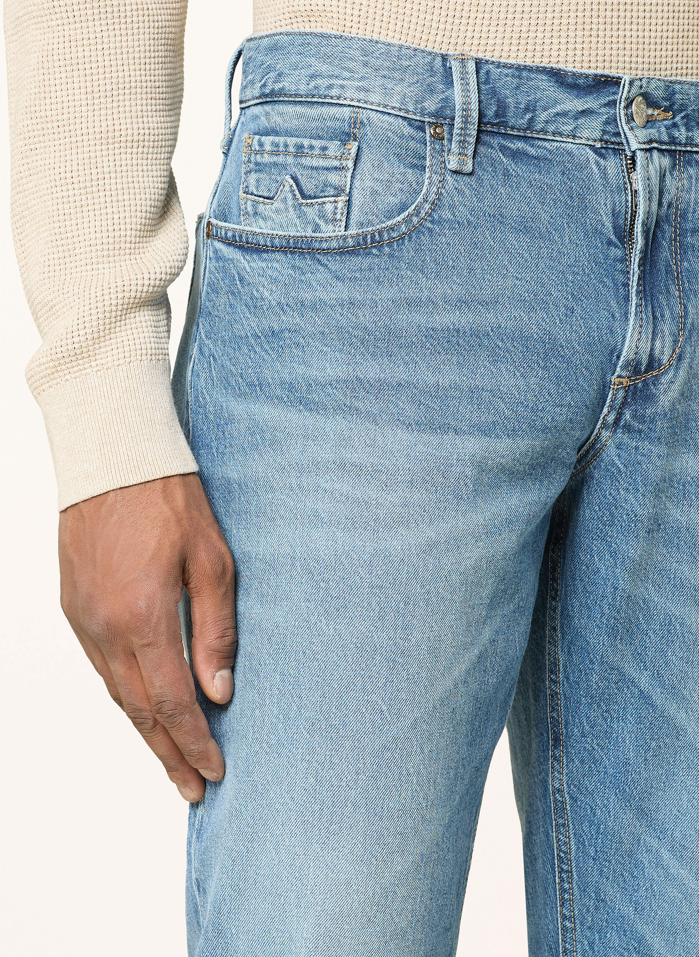 Thumbnail - Alberto Jeans Slipe Tapered Fit blau