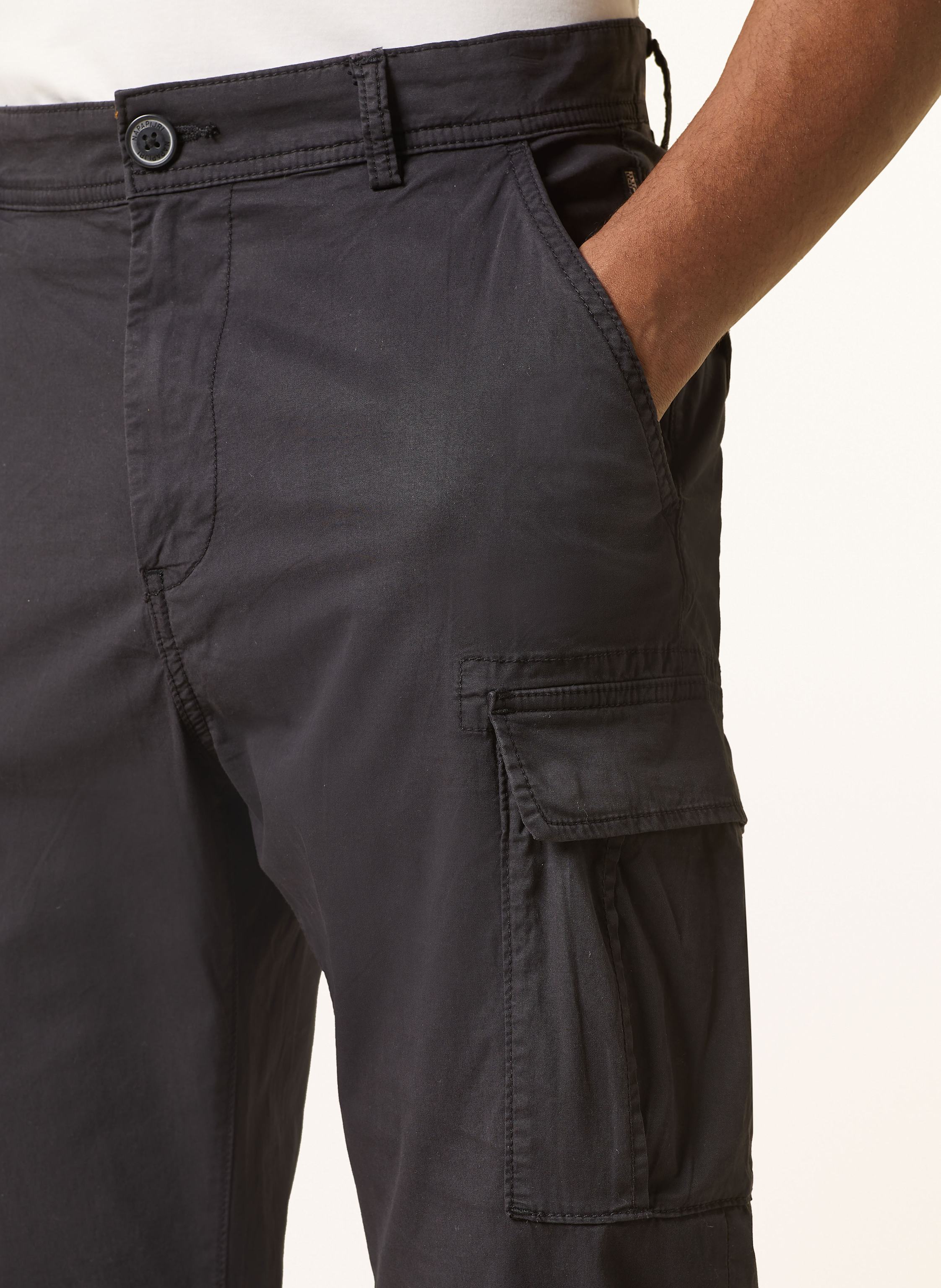 Thumbnail - Napapijri Cargohose Yasuni Extra Slim Fit schwarz