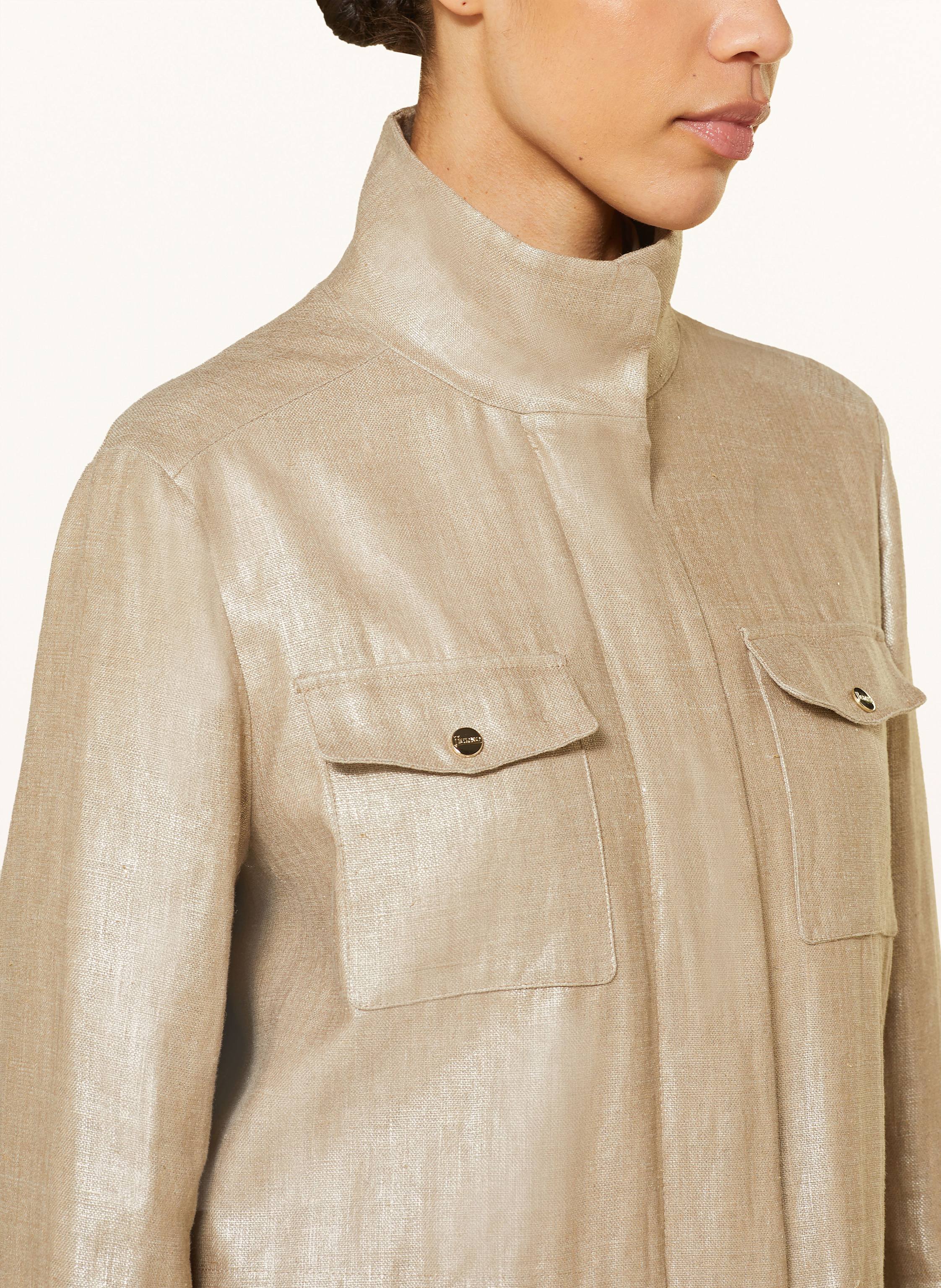 Thumbnail - Herno Leinenjacke beige