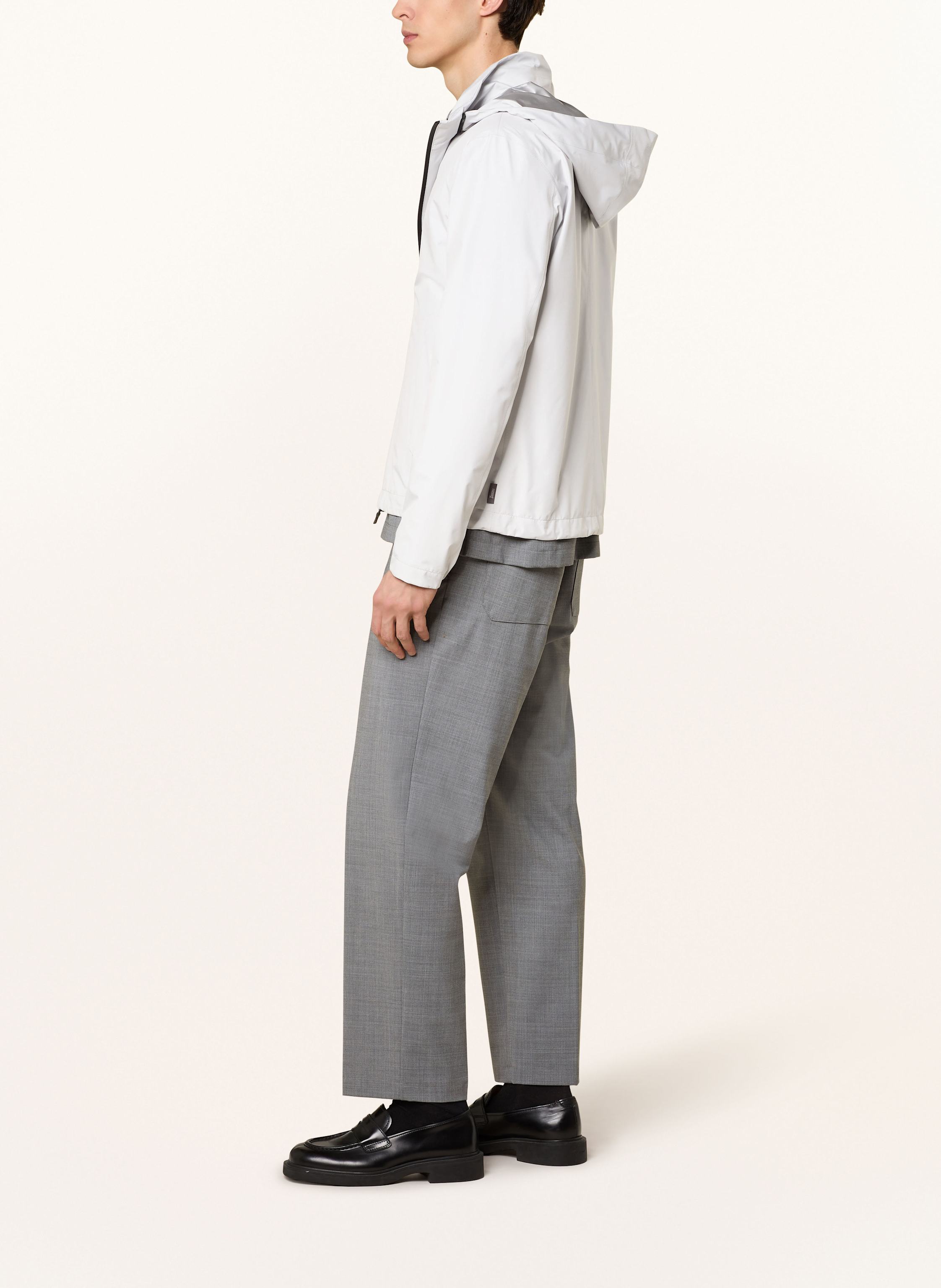 Thumbnail - Herno Jacke Mit Abnehmbarer Kapuze grau