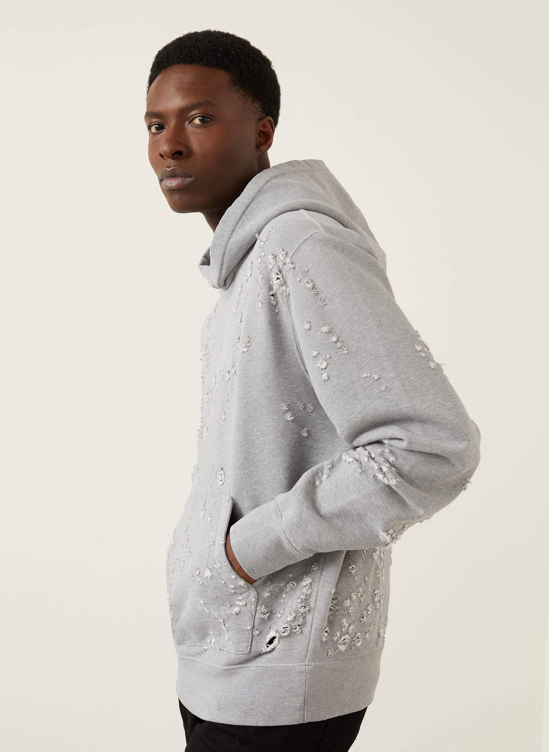 Thumbnail - Amiri Hoodie Shotgun grau