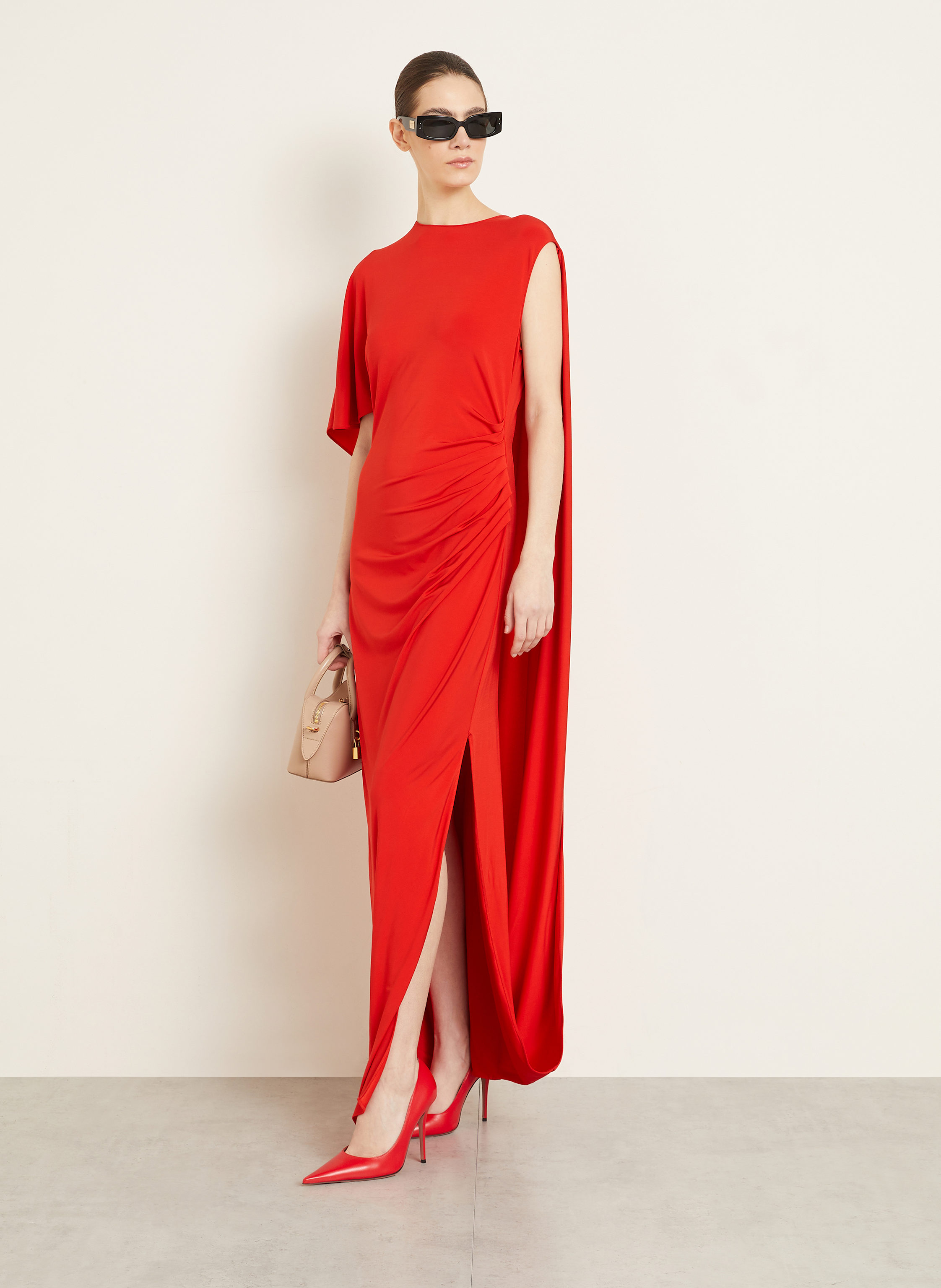Thumbnail - Stella Mccartney Abendkleid Aus Jersey rot