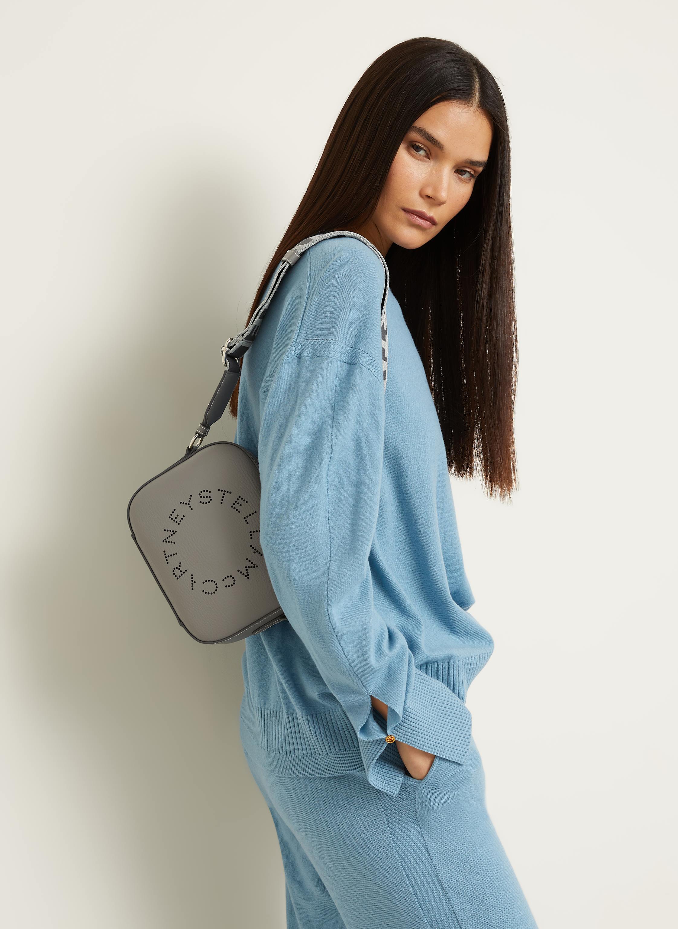 Thumbnail - Stella Mccartney Umhängetasche Logo Small grau