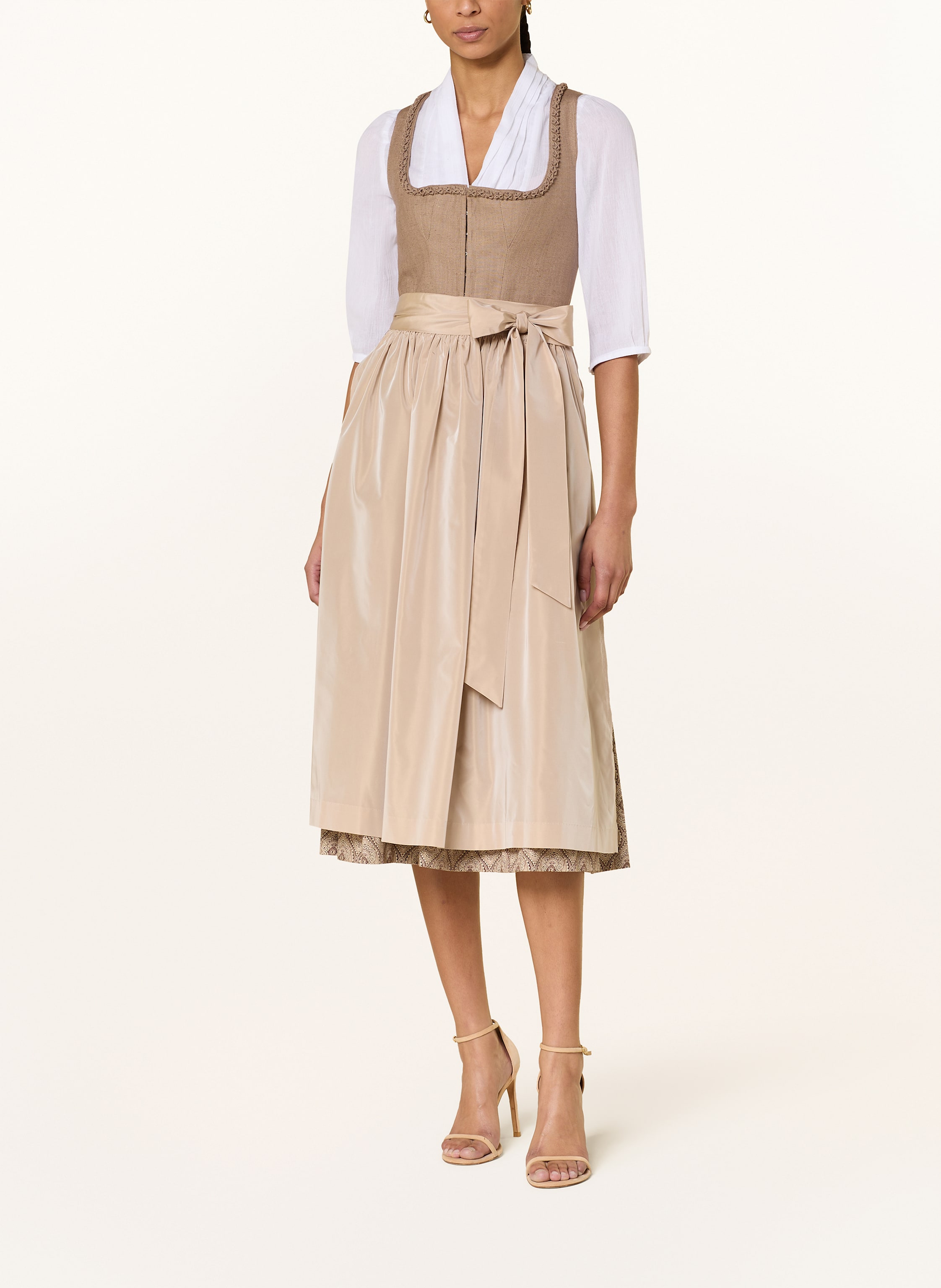 Thumbnail - Johann & Johanna Dirndlbluse Mit 3/4-Arm weiss