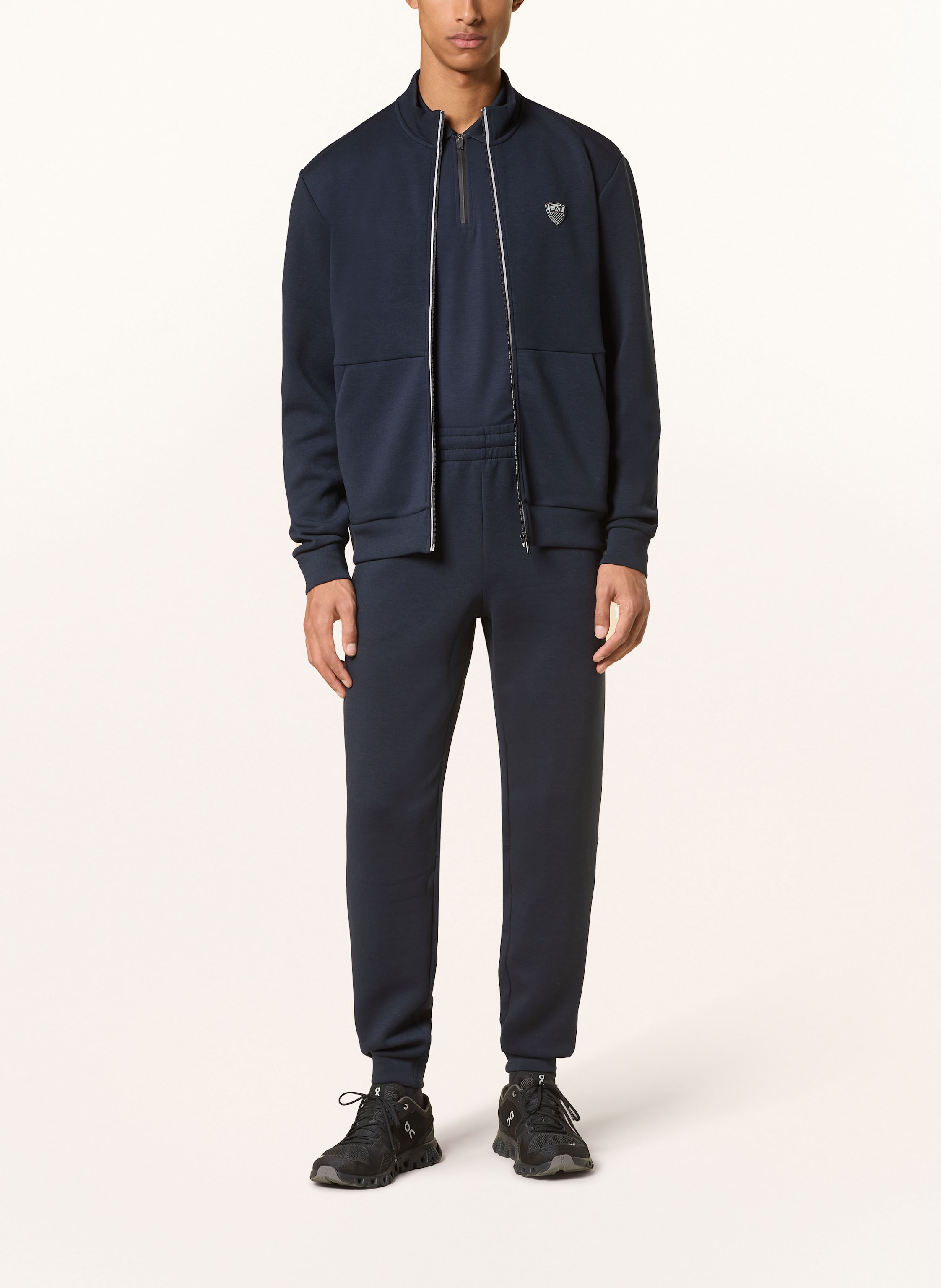 Thumbnail - ea7 Emporio Armani Funktions-Poloshirt Train Premium blau