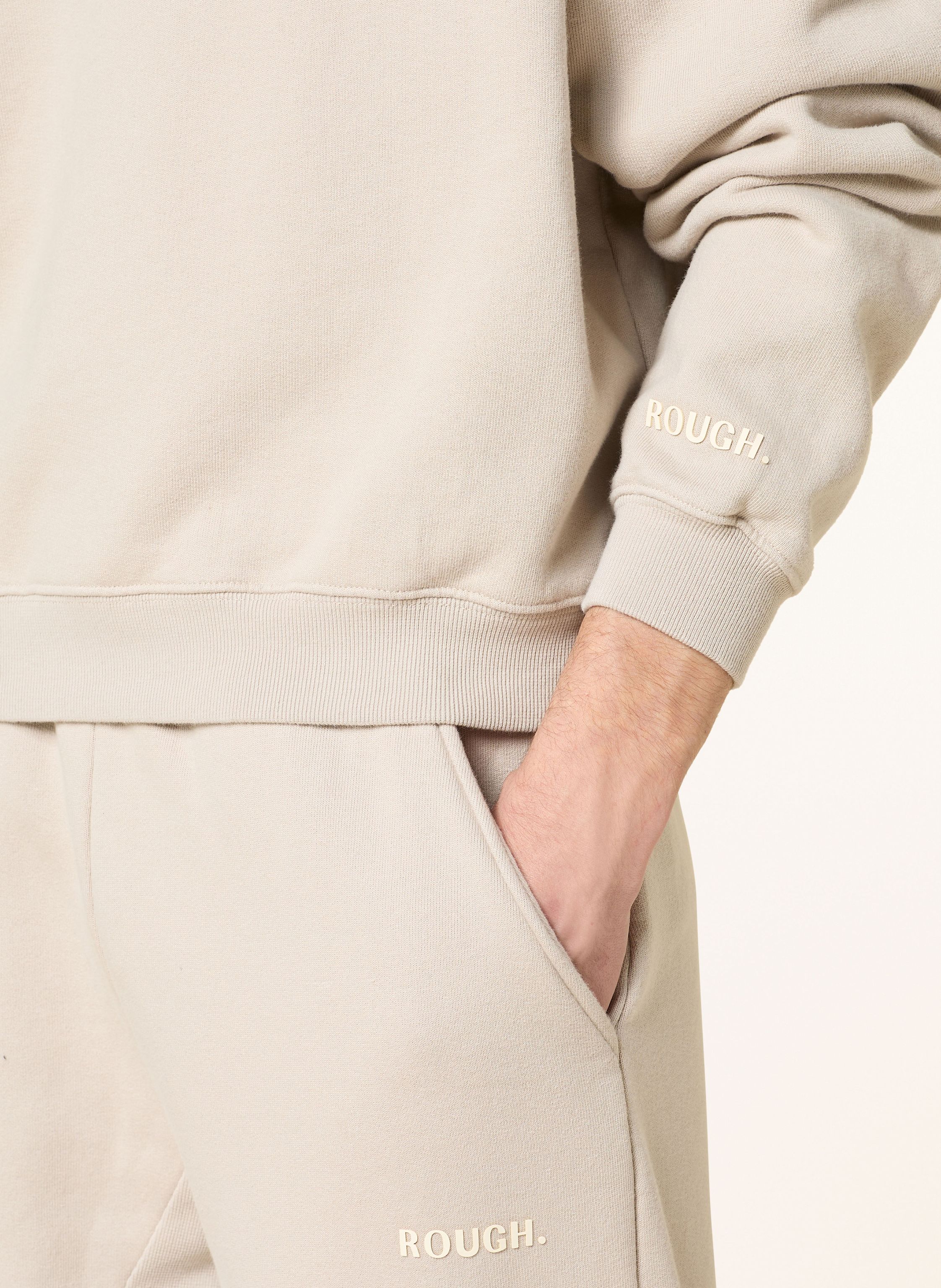 Thumbnail - Rough. Sweat-Troyer beige