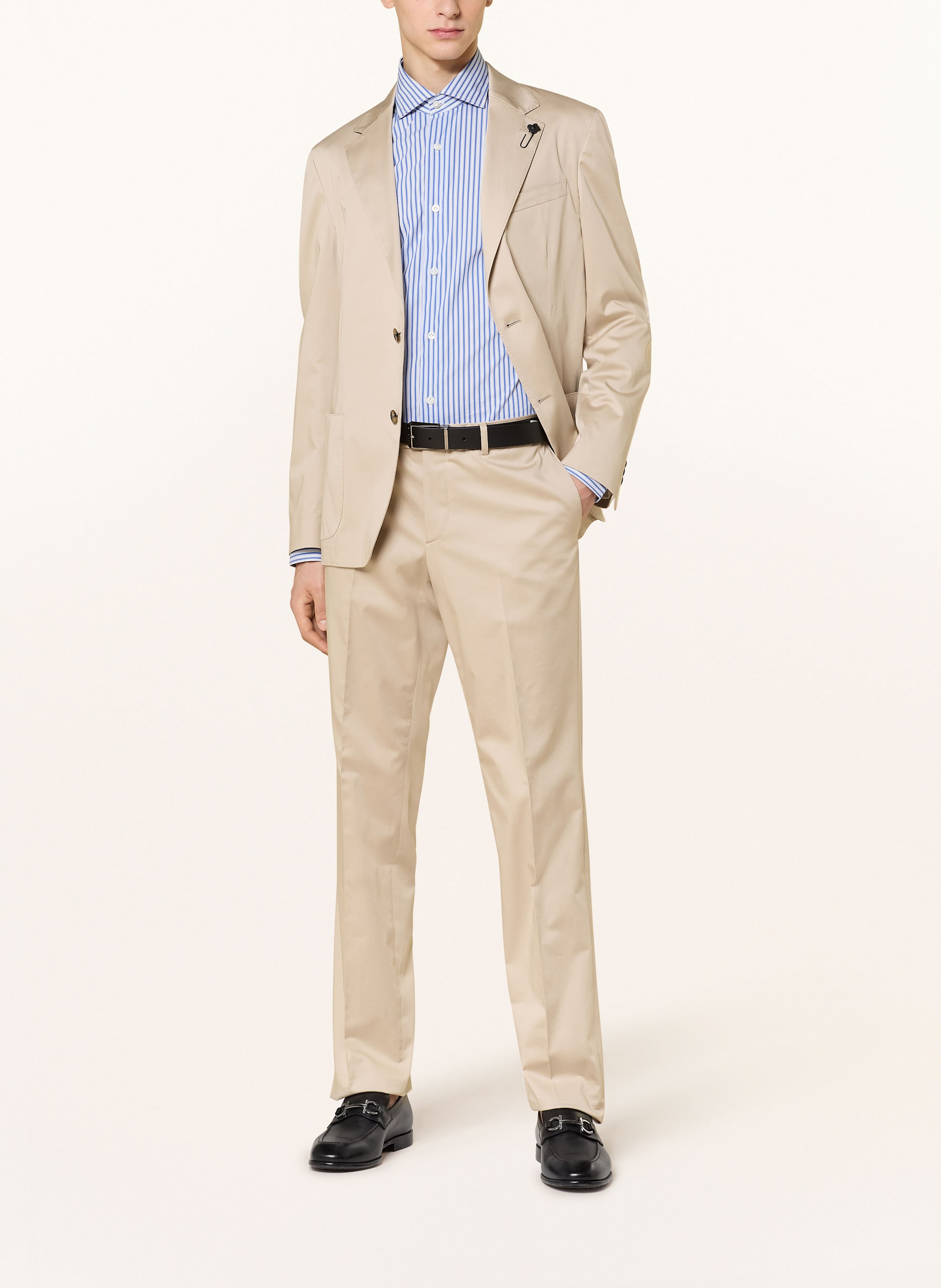 Thumbnail - Tintoria Mattei Hemd Regular Fit blau