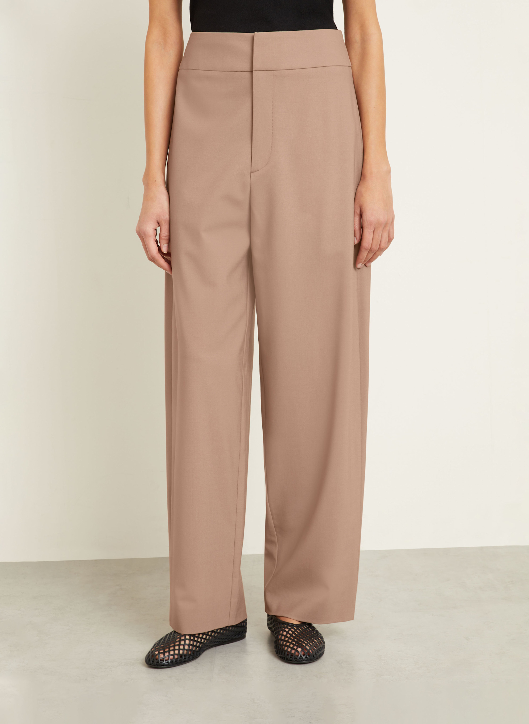 Thumbnail - Gauchere Marlenehose braun