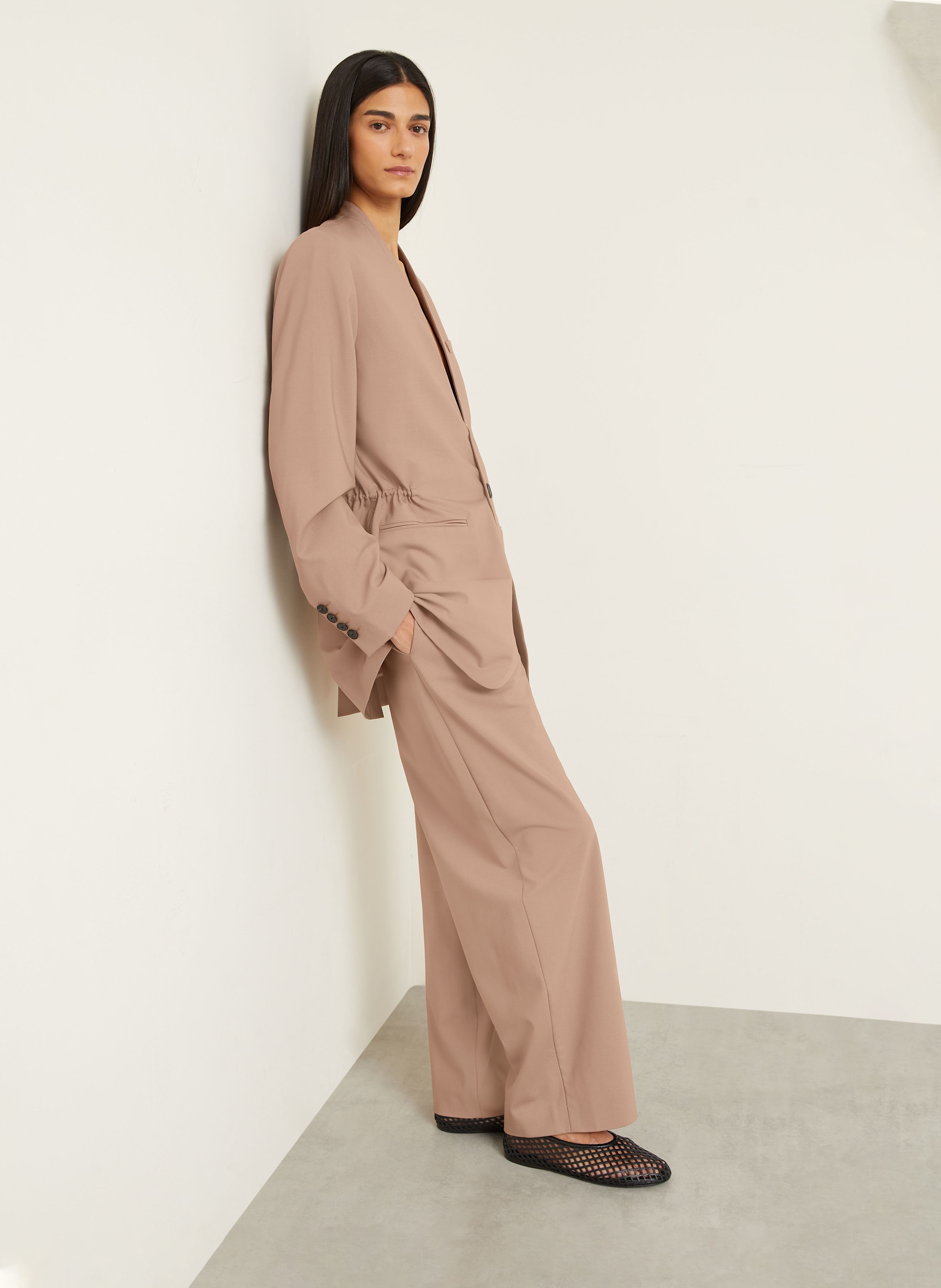 Thumbnail - Gauchere Marlenehose braun