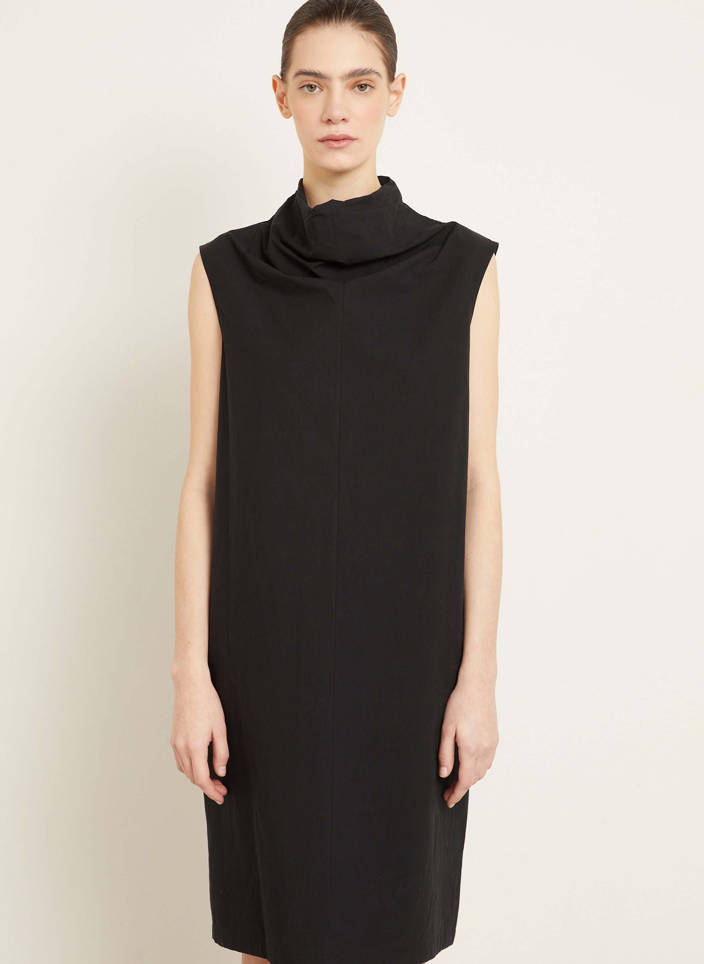 Thumbnail - Gauchere Kleid schwarz