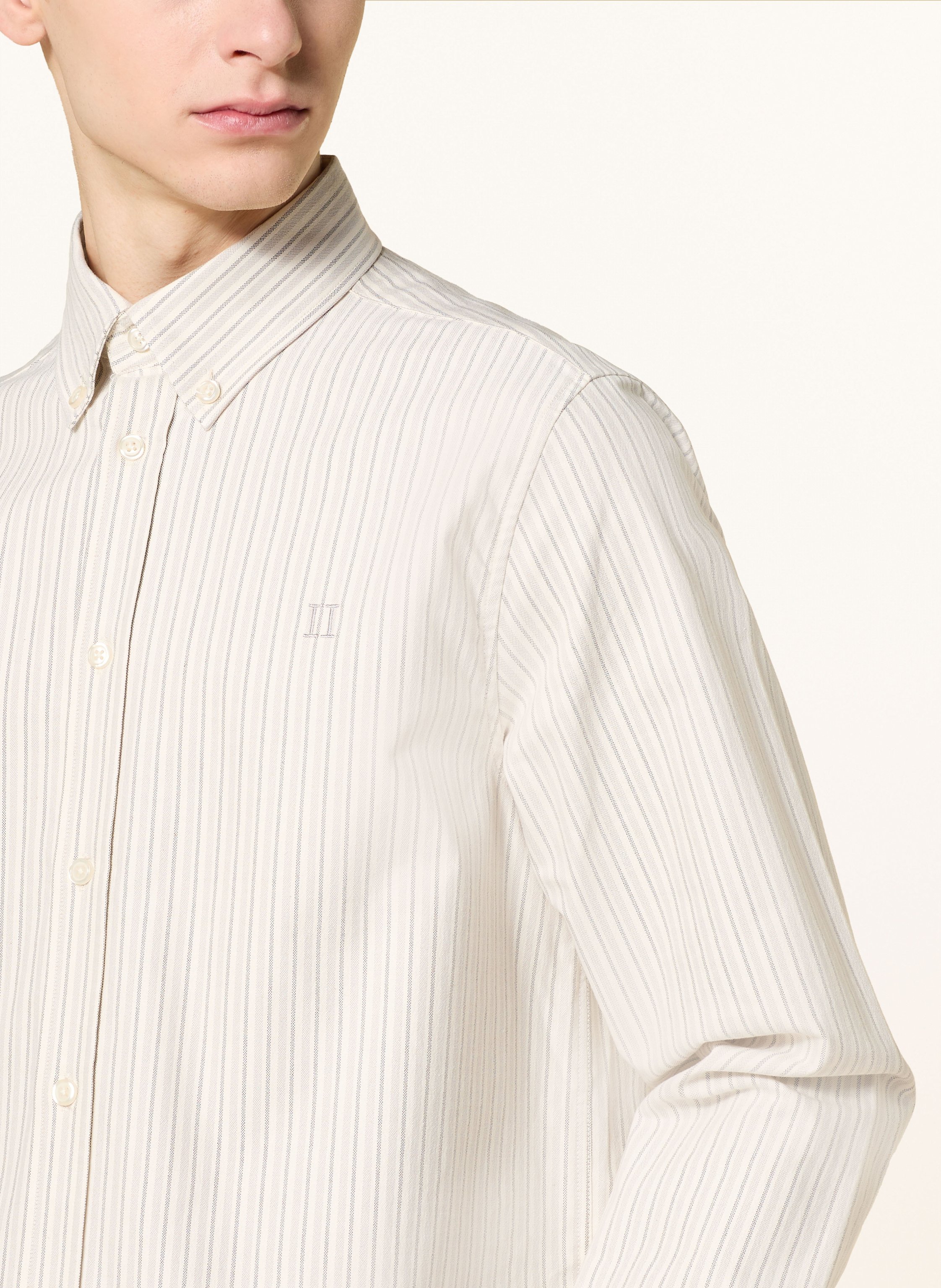 Thumbnail - Les Deux Hemd Konrad Slim Fit beige