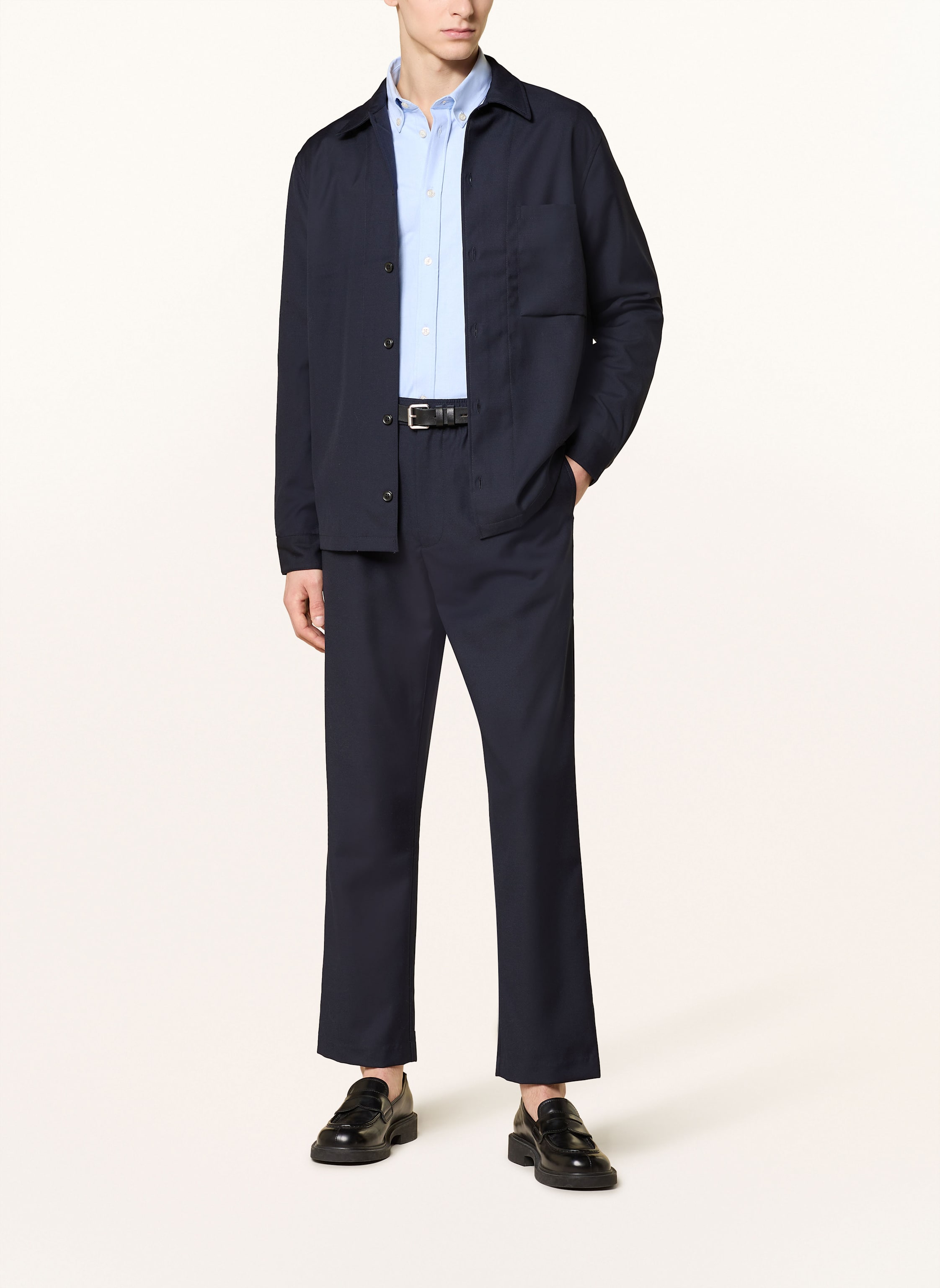 Thumbnail - Les Deux Oxfordhemd Konrad Comfort Fit blau