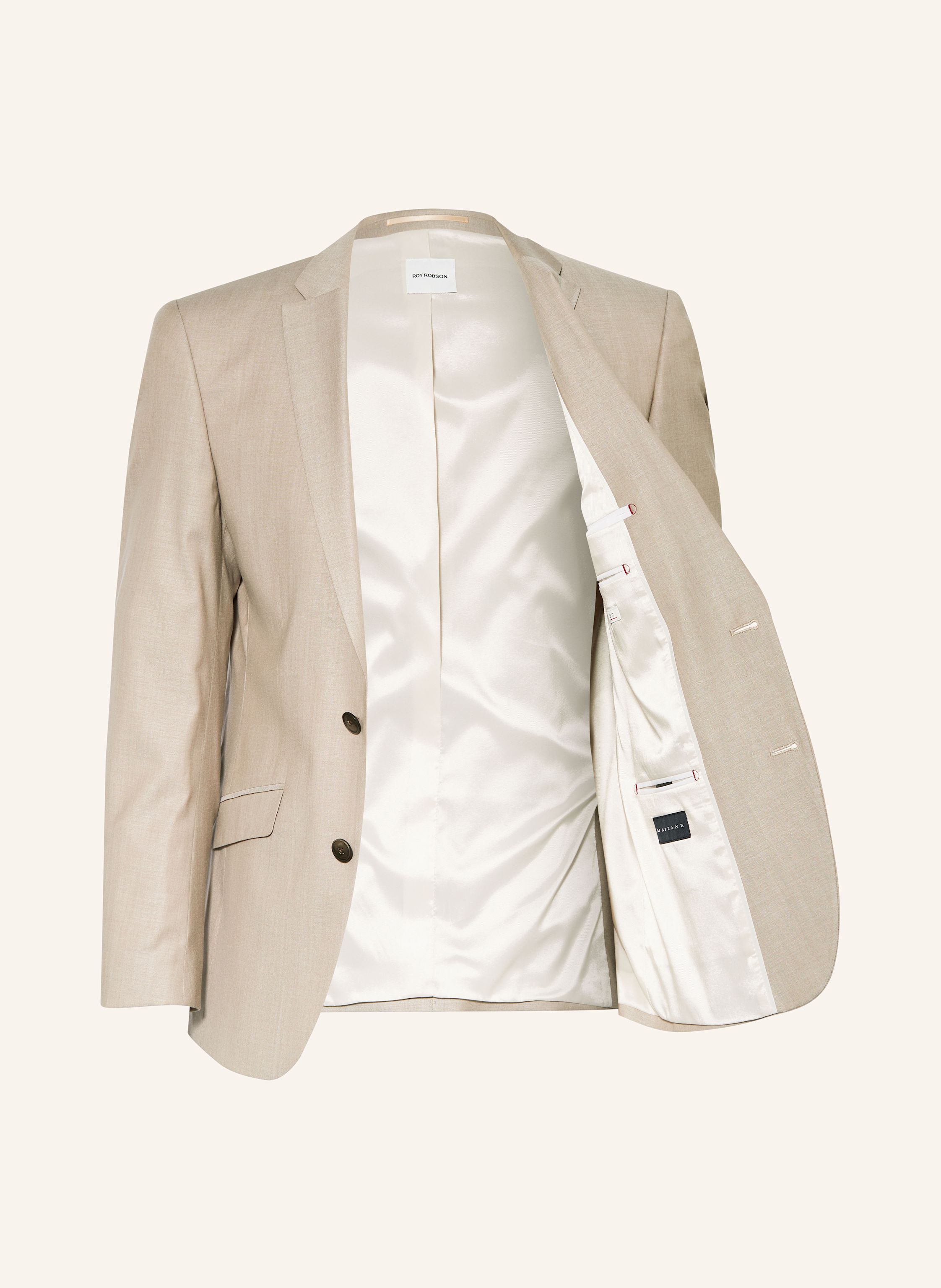 Thumbnail - Roy Robson Anzugsakko 2082-00 Slim Fit beige