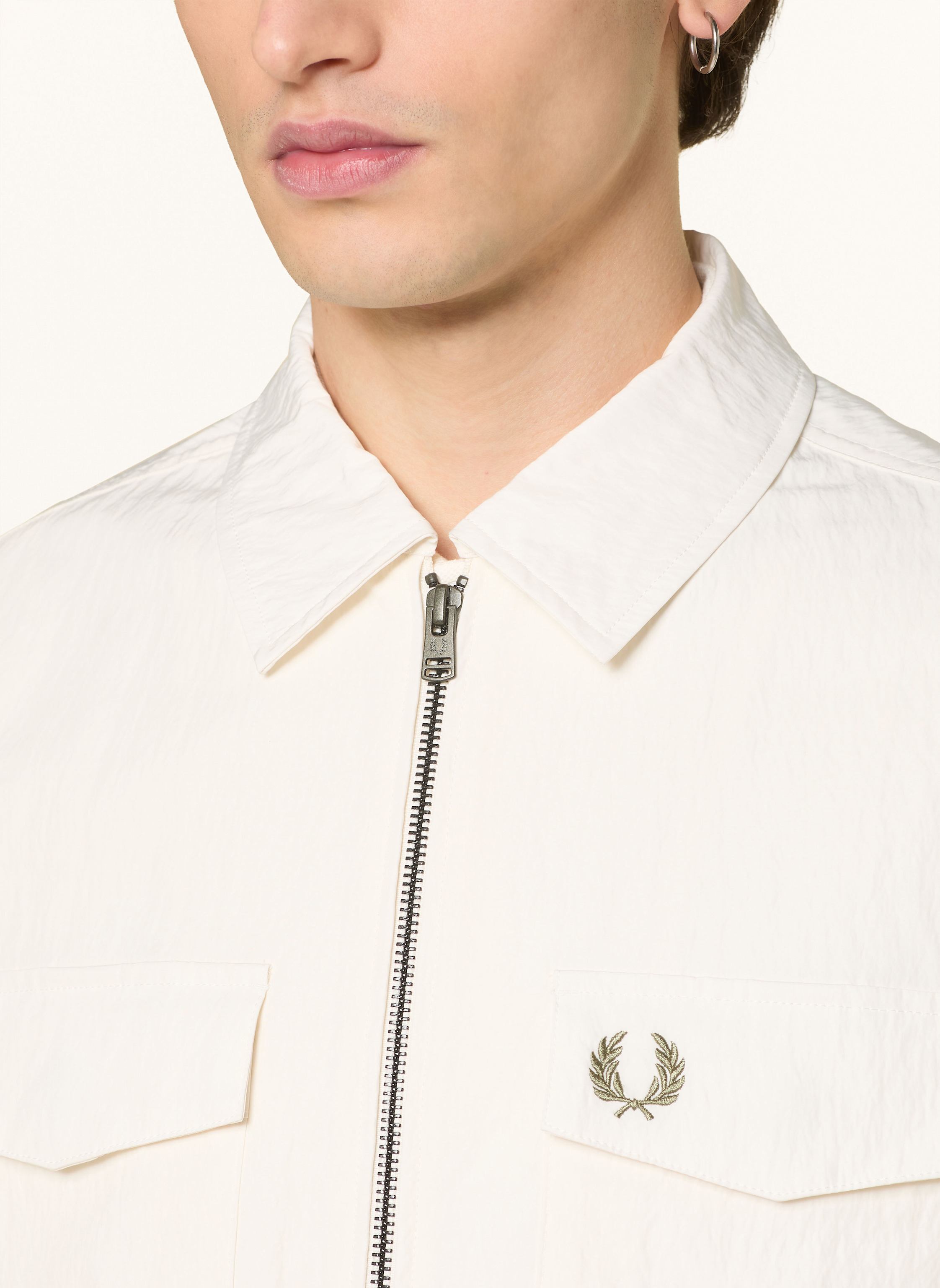 Thumbnail - Fred Perry Overjacket weiss