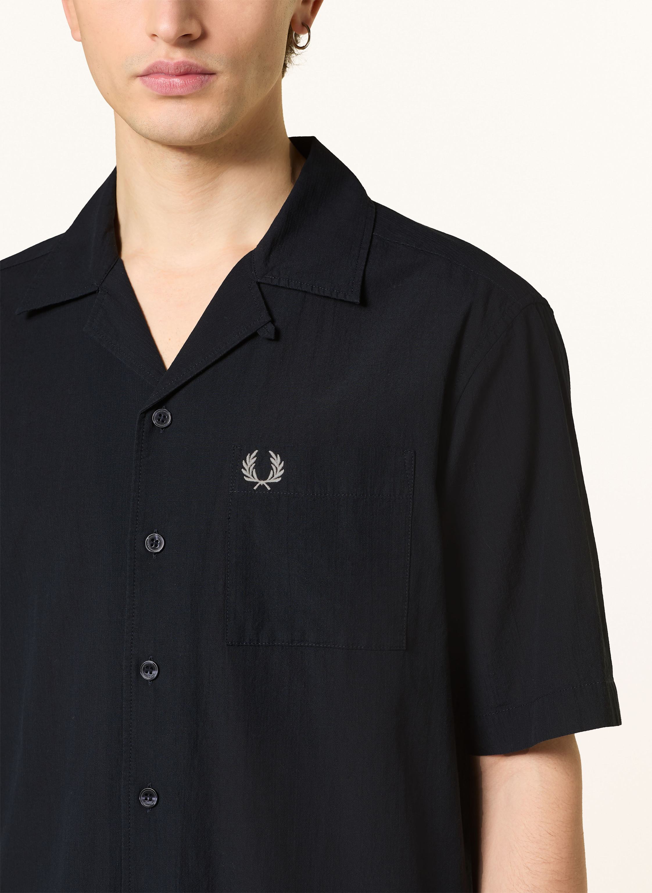 Thumbnail - Fred Perry Resorthemd Comfort Fit blau