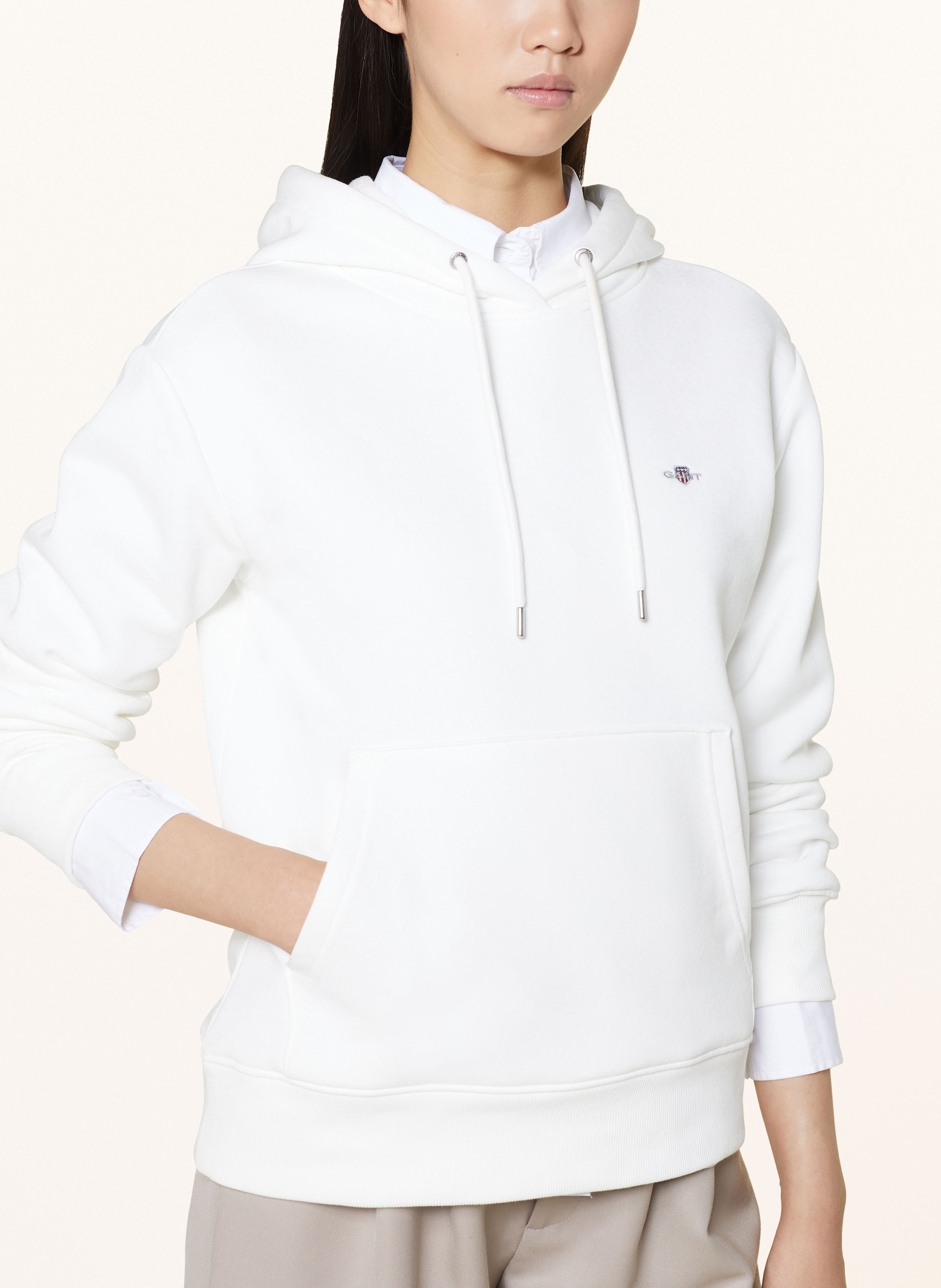 Thumbnail - Gant Hoodie beige