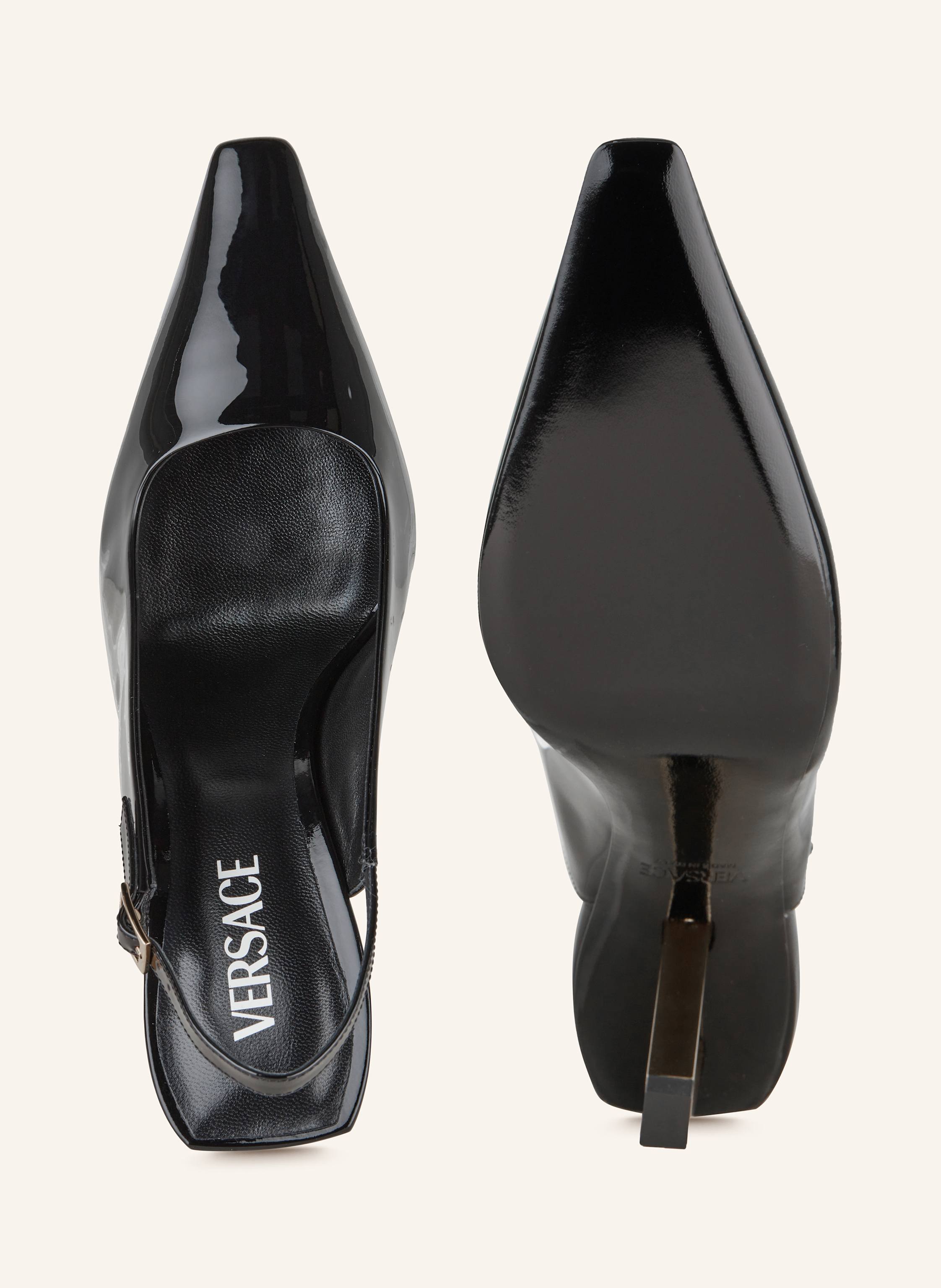Thumbnail - Versace Sling Pumps schwarz