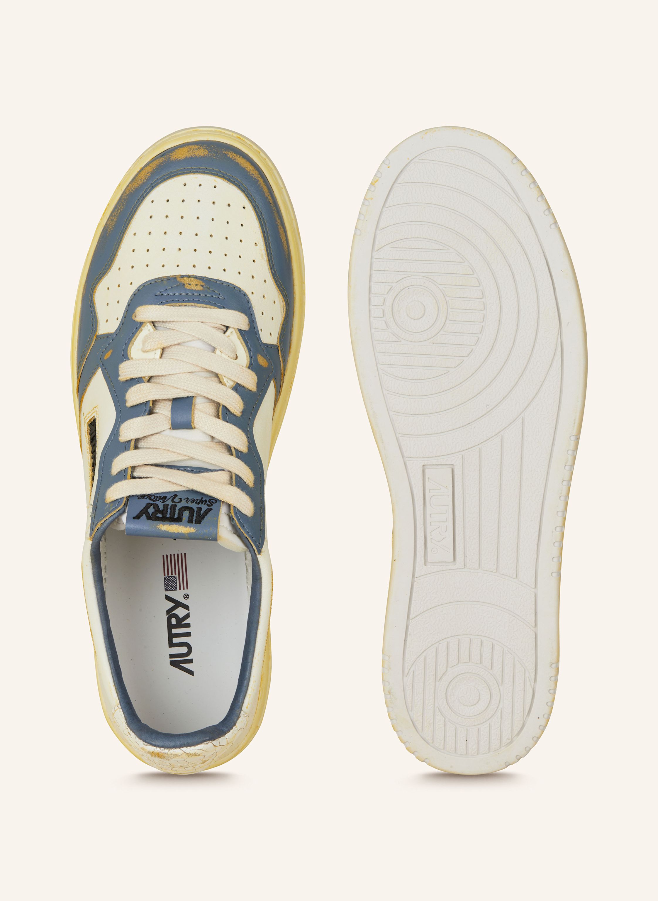 Thumbnail - Autry Sneaker Sup Vint Low Lb weiss