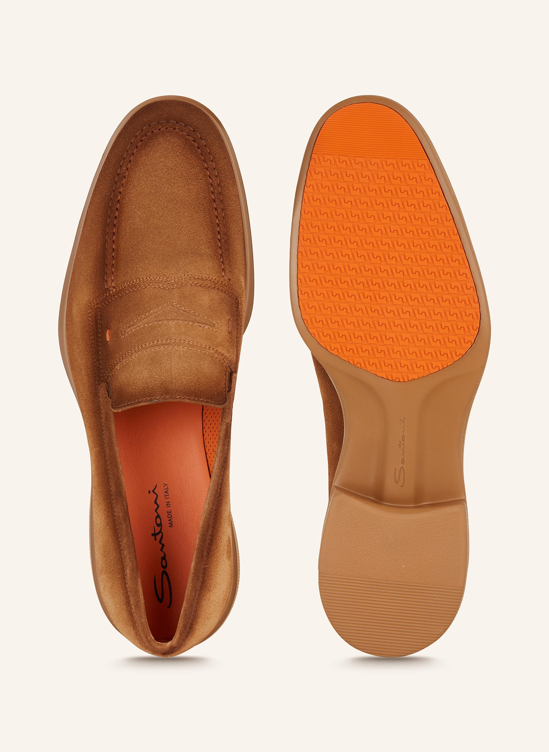 Thumbnail - Santoni Penny-Loafer Easy braun